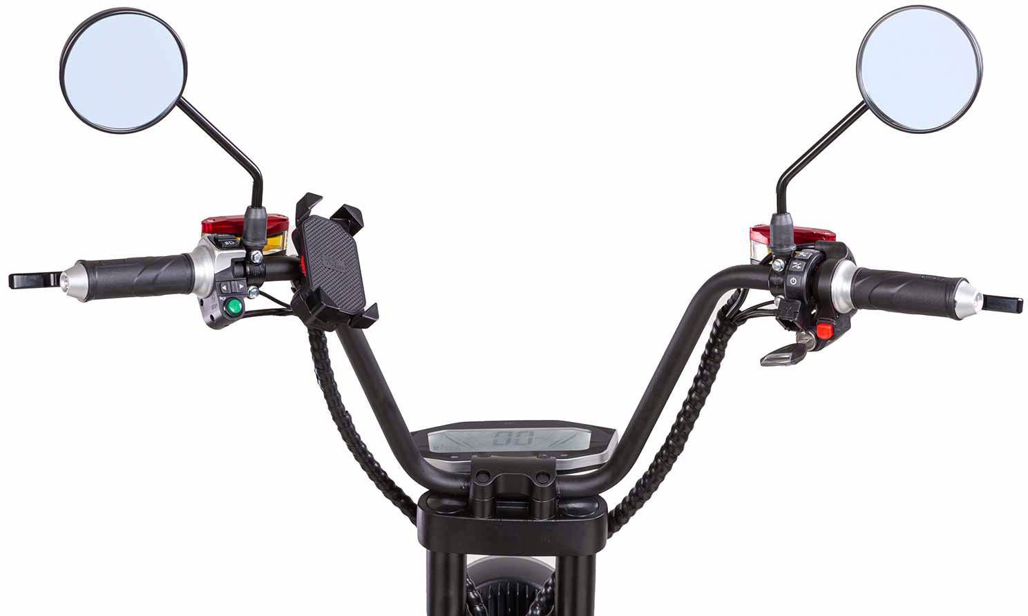 PRO, grau E-Motorroller km/h Chopper SXT S 45 glänzend Scooters