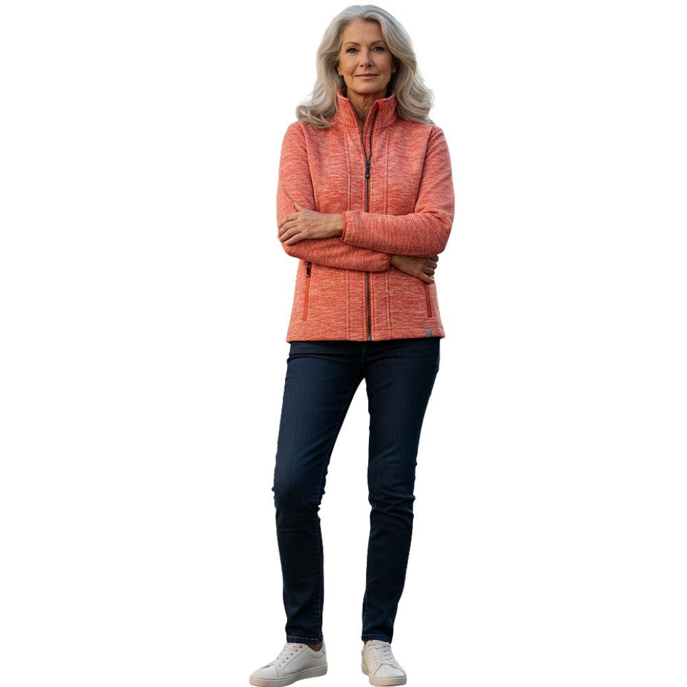 Kjelvik Fleecejacke Ziva Polarfleece Midlayer Jacke Soft Touch, wärmend, schnell trocknend, atmungsaktiv
