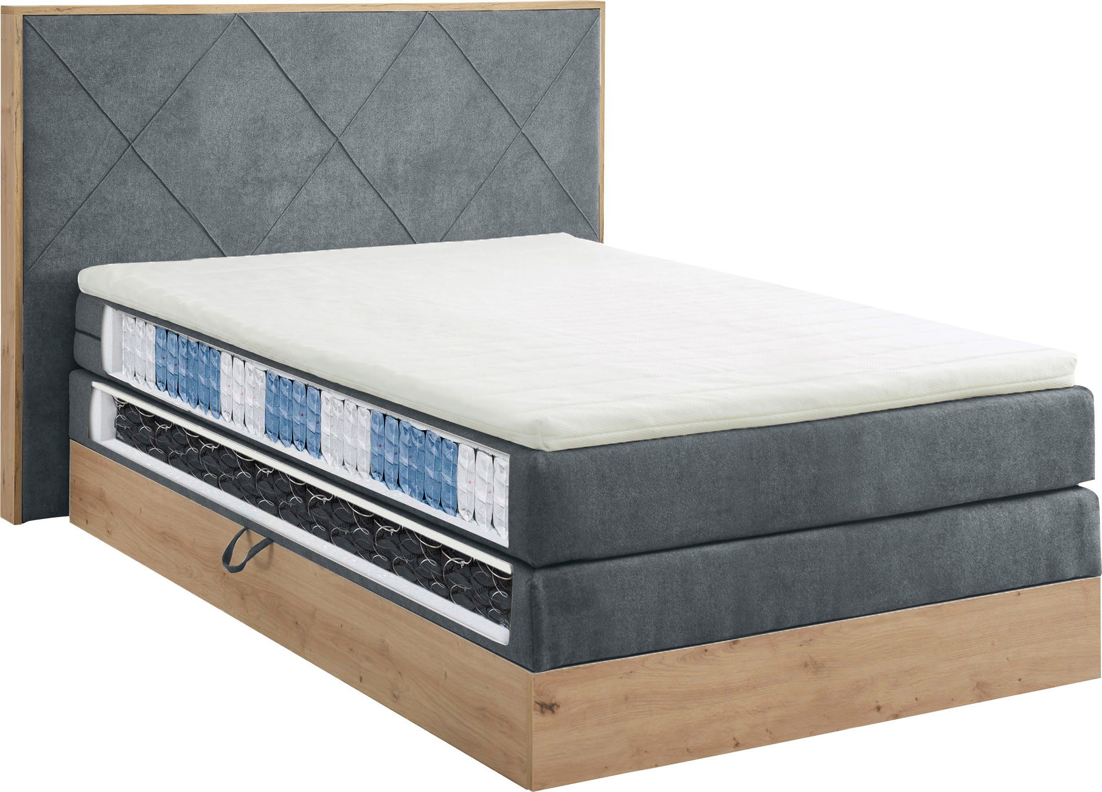 ED EXCITING DESIGN Boxspringbett Bellevue, inkl. günstig online kaufen