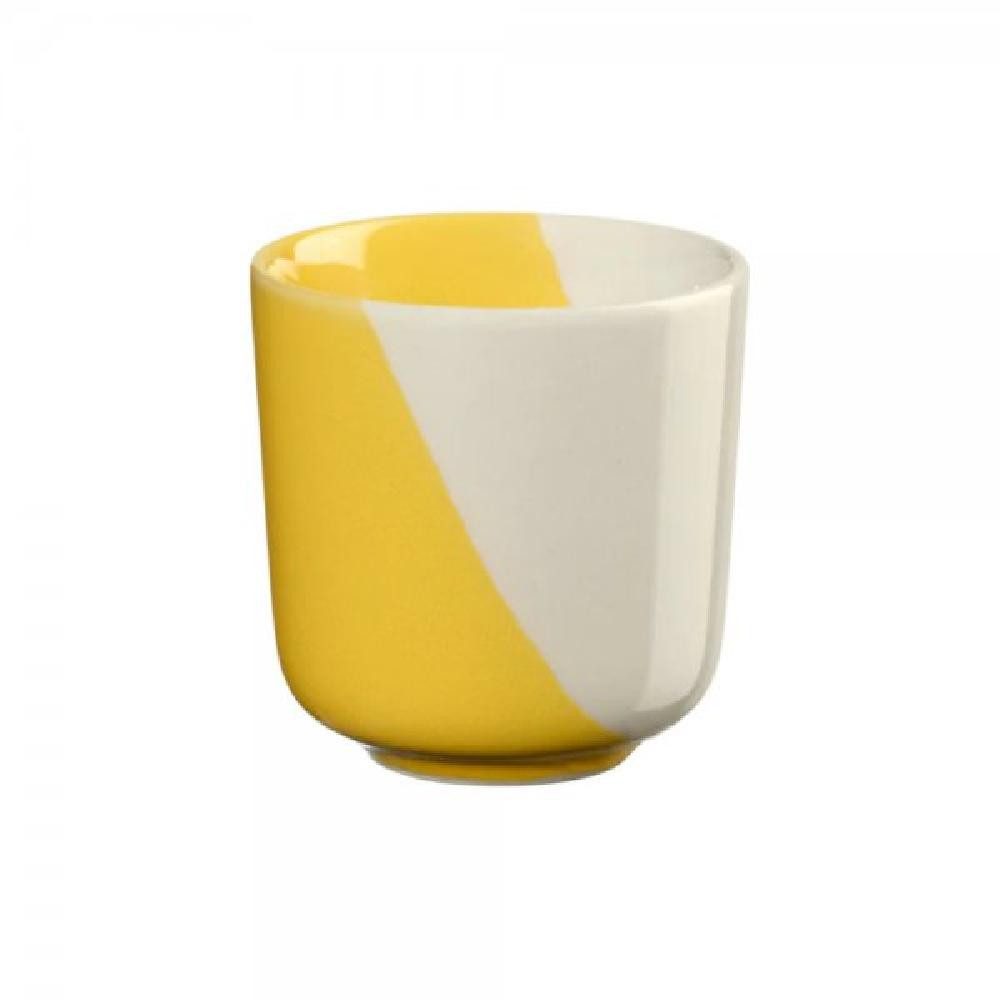 Tasse Asa Espressobecher Variété du Soleil Gelb-Weiß (80ml)