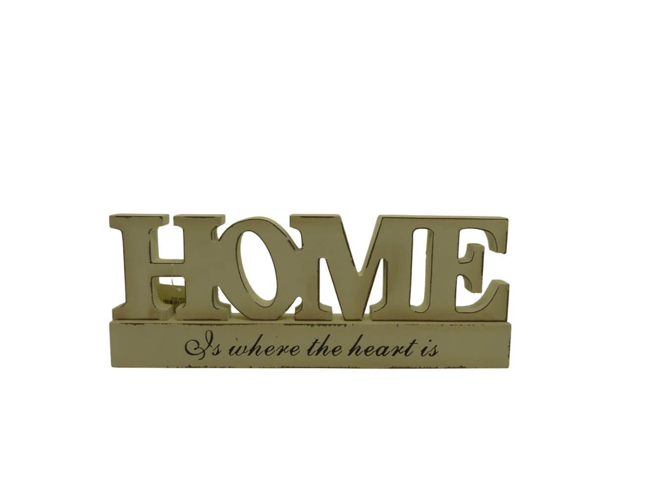 degawo Hinweisschild Stilvoller, großer Schriftzug "HOME" aus Holz in Shabby weiß