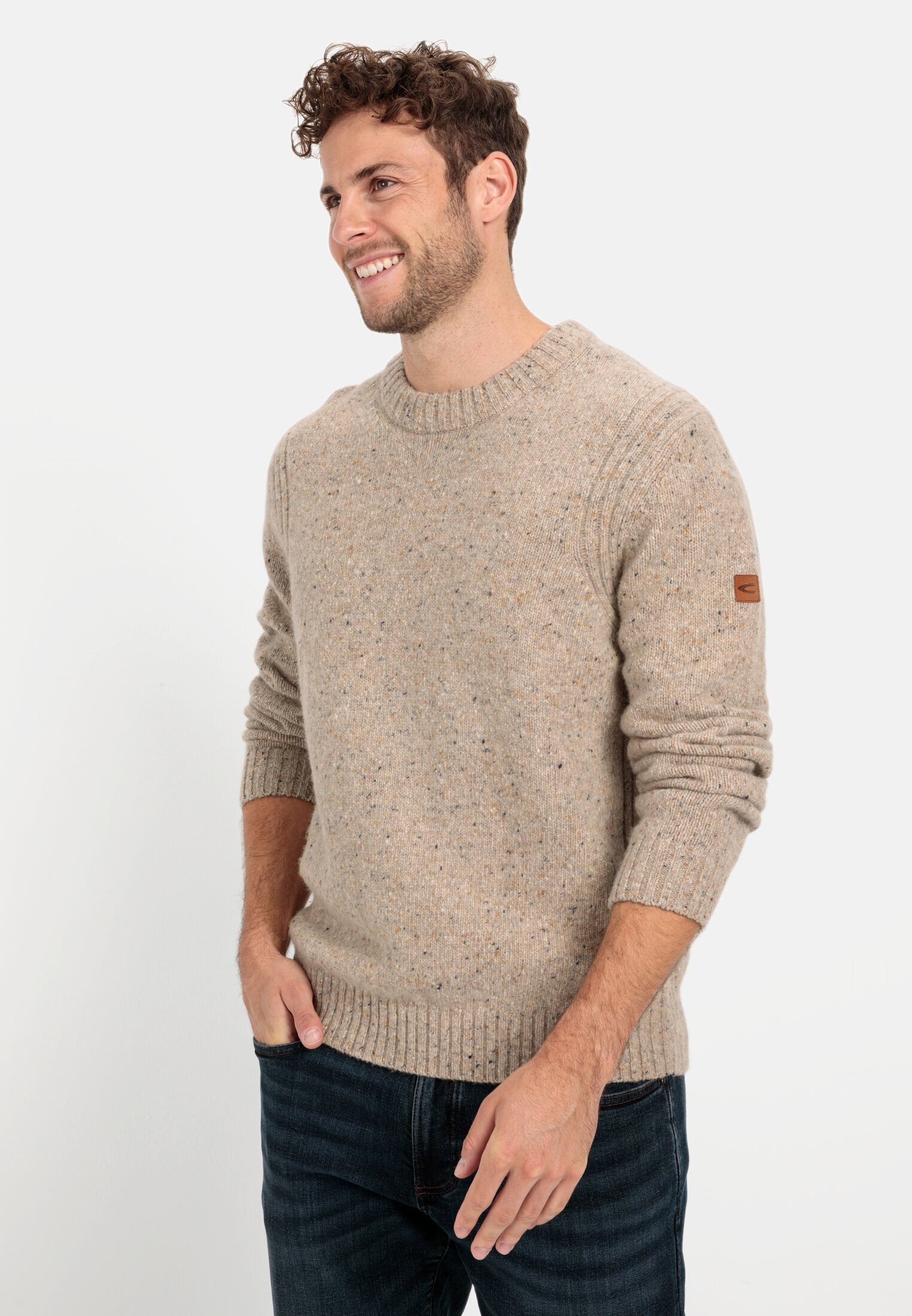 Strickpullover aus Merinowolle
