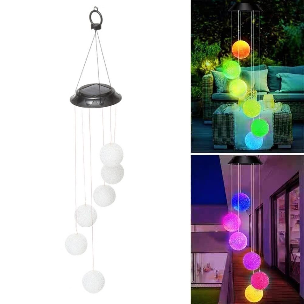 WILGOON LED Solarleuchte Solar Windspiel Gartendeko günstig online kaufen