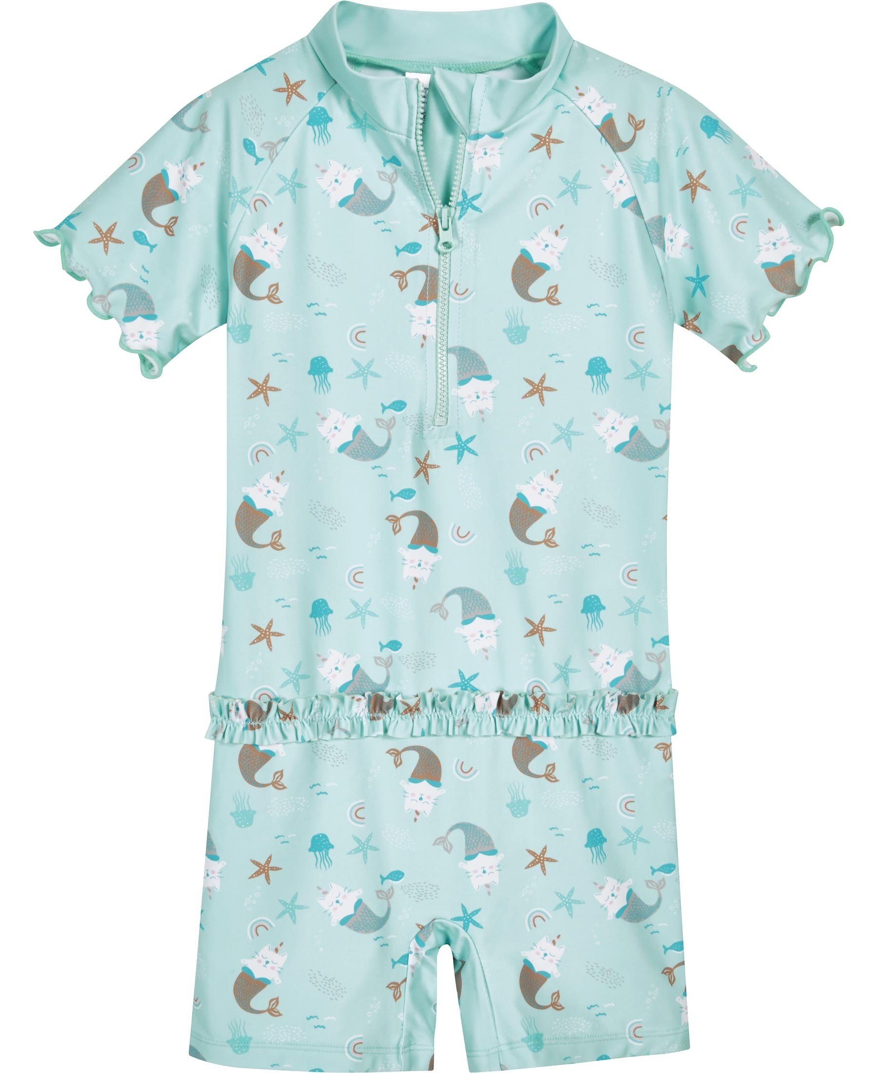 Playshoes Badeanzug UV-Schutz Einteiler Einhornmeerkatze