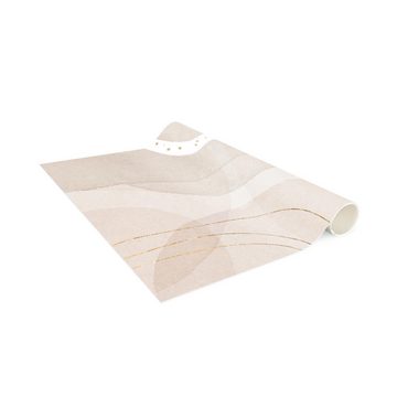 Läufer Teppich Vinyl Flur Küche Muster funktional lang modern, Bilderdepot24, Läufer - beige glatt