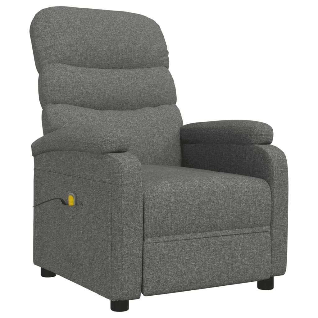 vidaXL Кресла массажные Кресла массажные Dunkelgrau Stoff (1-St)