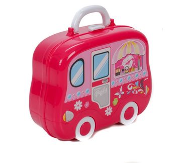 Bubble-Store Spielzeug-Frisierkoffer Kinder Prinzessinnen Beauty-Set 19 Teile, Spielzeug Schminktisch mit Spiegel