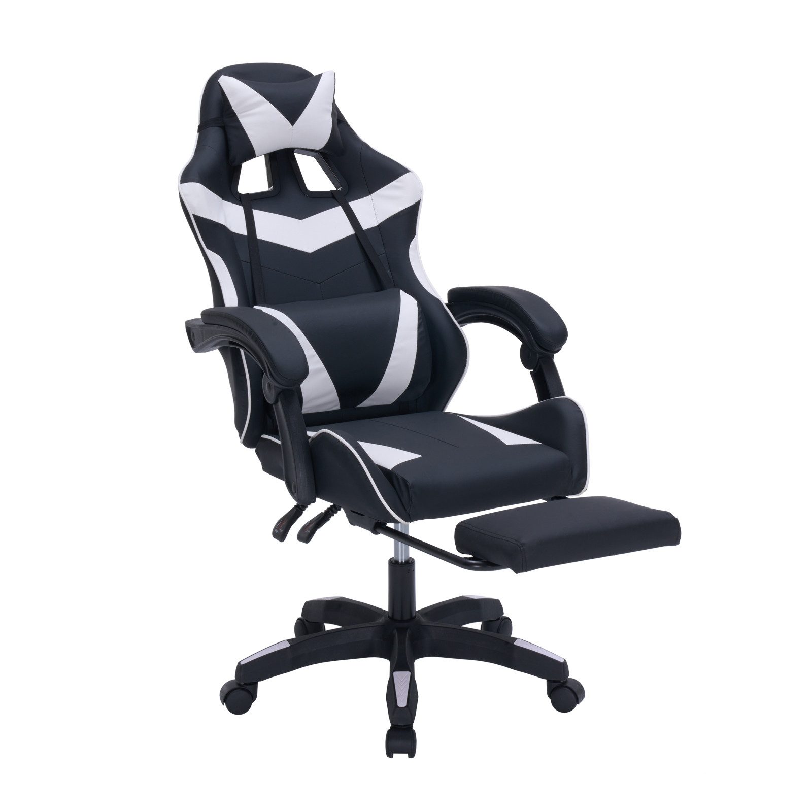 HTI-Living Drehstuhl Gaming Stuhl Krit Eco Schwarz-Weiß (Stück, 1 St), Bürostuhl Drehstuhl Schreibtischstuhl