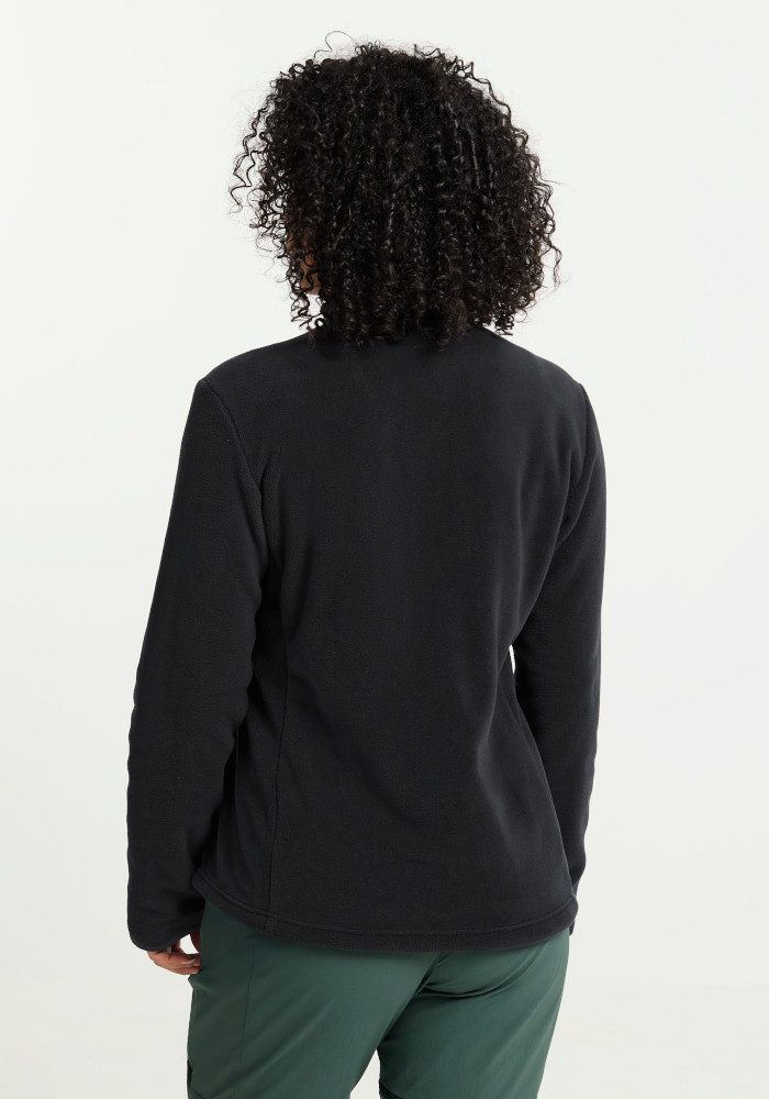 Jack Wolfskin Fleecejacke TAUNUS 200 FZ W als sportlicher Midlayer, für Wandern und Freizeit