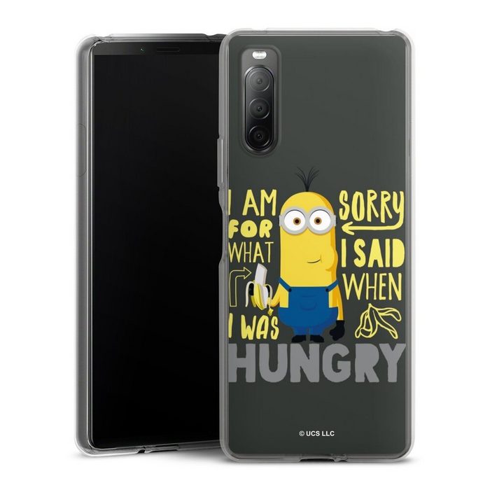 DeinDesign Handyhülle Minions Kevin Banane Minions Hungry Sony Xperia 10 II Silikon Hülle Bumper Case Handy Schutzhülle