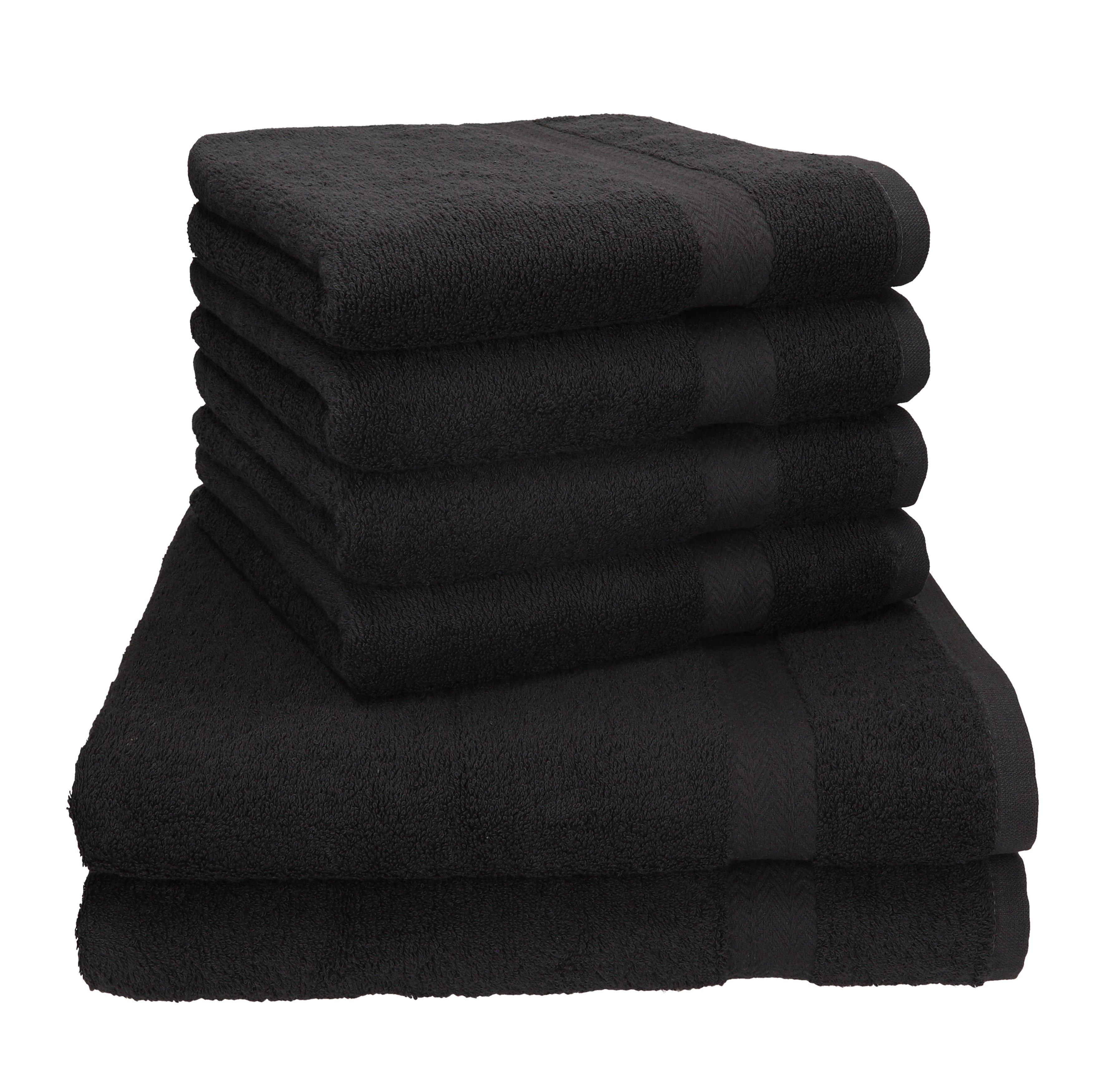 Betz Handtuch Set Betz PREMIUM Handtuch-Set -6 teiliges Handtücher-Set-100% Baumwolle, 100% Baumwolle, (6-tlg) graphit