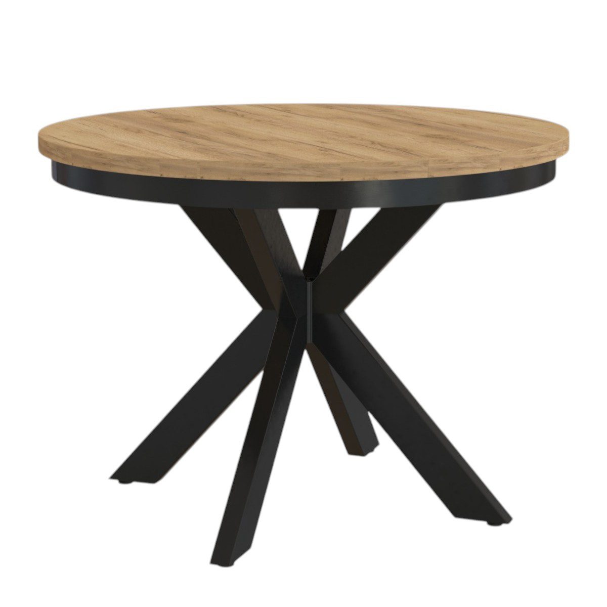 Compleo Esstisch modern, Metallbeine, Runder Esszimmertisch günstig online kaufen