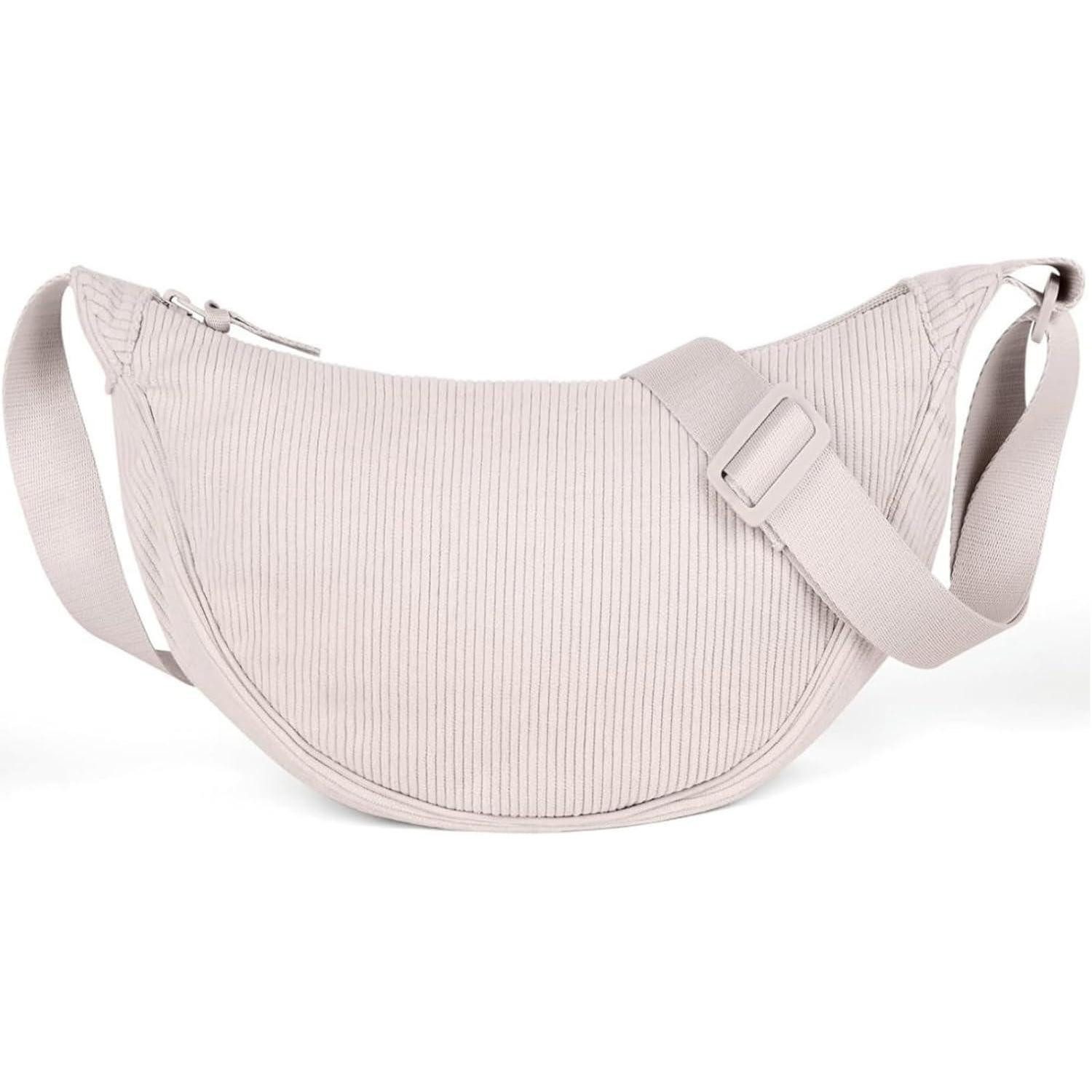 Umhängetasche Damen Halbmond Crossbody Schultertasche Verstellbarem Schultergurt