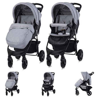 Lorelli Kinder-Buggy Kinderwagen Buggy Olivia, Zubehörbox, Fußabdeckung, verstellbar, Korb