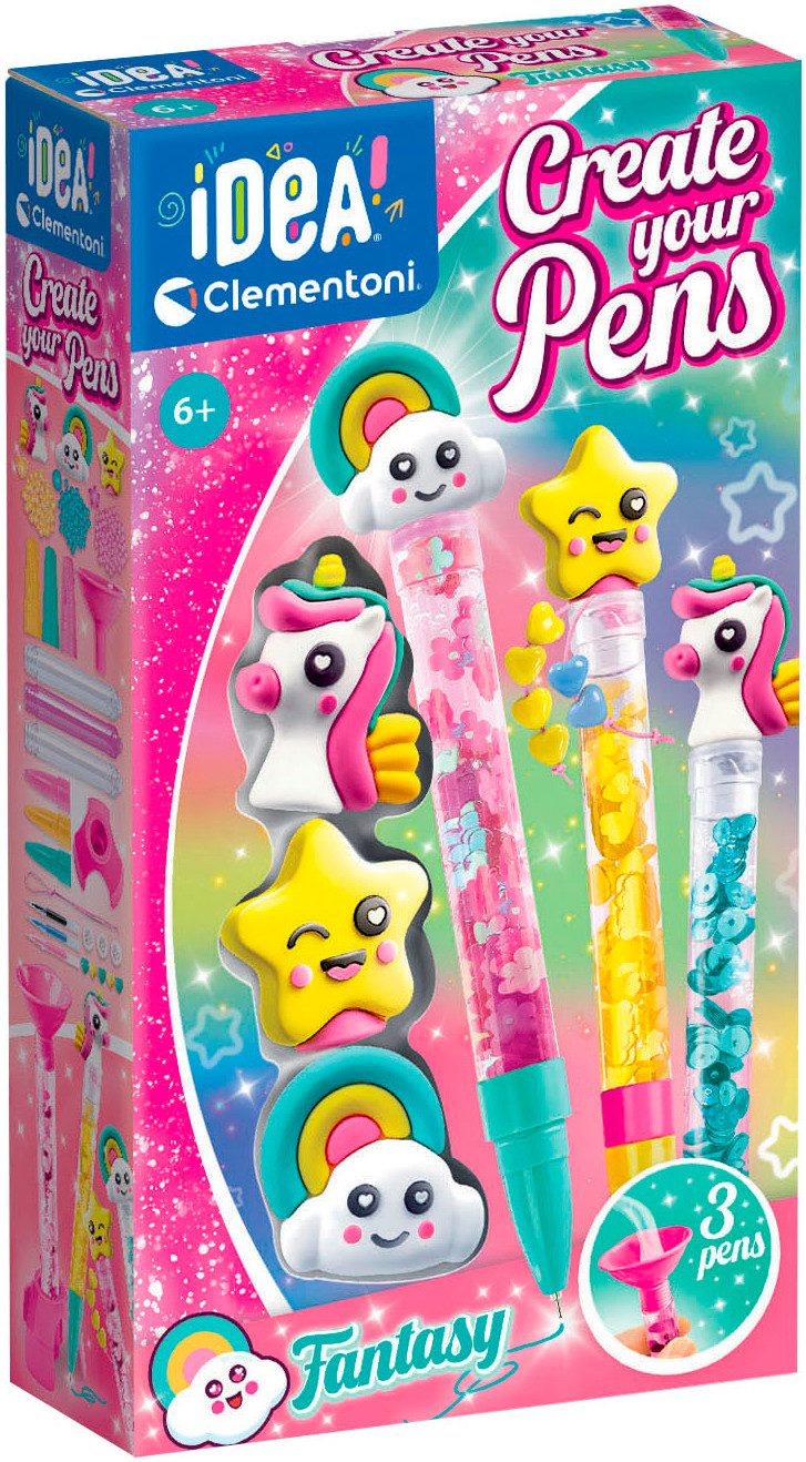 Clementoni® Kreativset Idea, Deine Stift-Kreationen - Fantasy