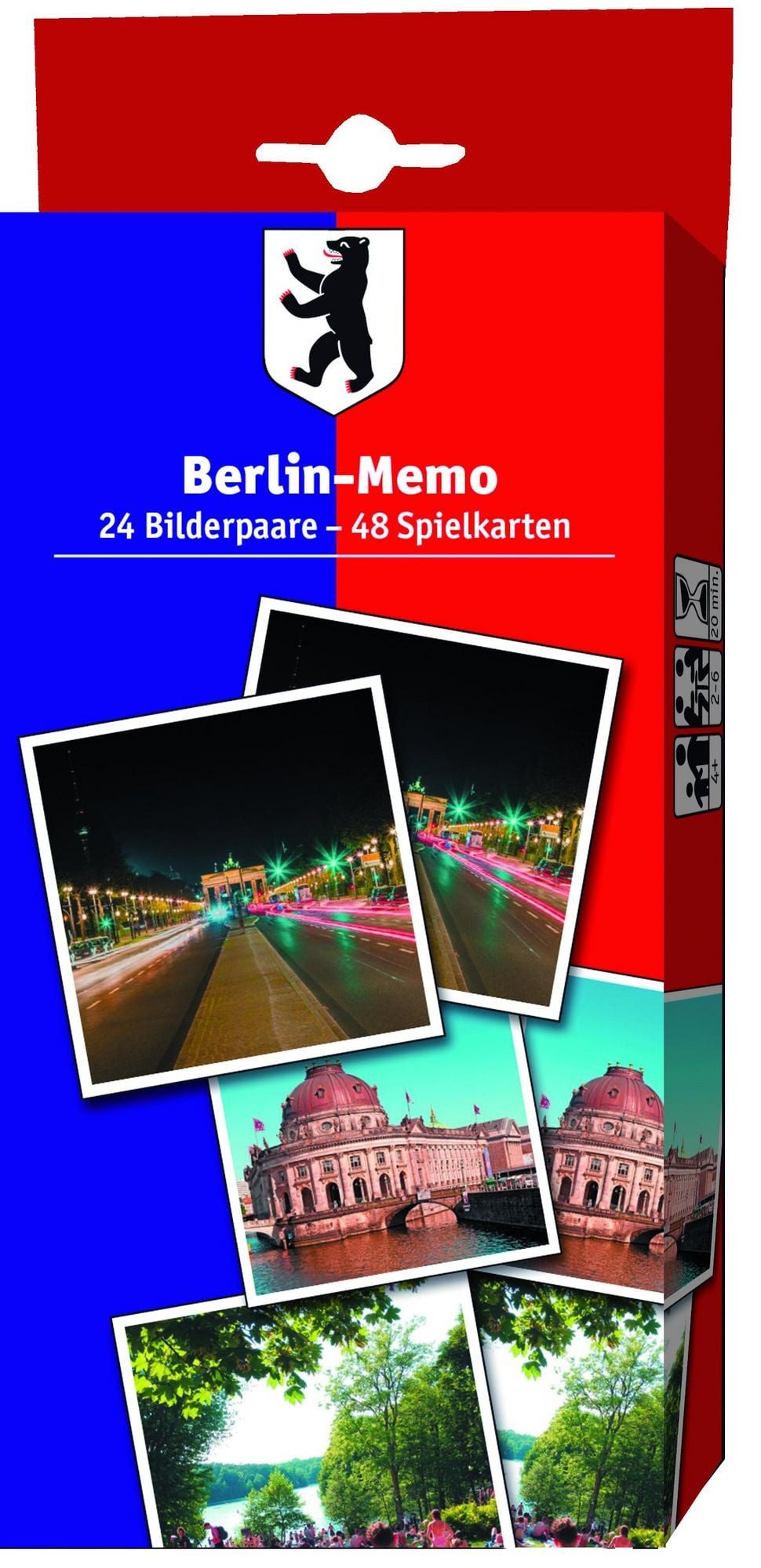 Teepe Sportverlag Spiel Berlin Memo – Gedächtnisspiel, Gesellschaftsspiel ab 6 Jahren