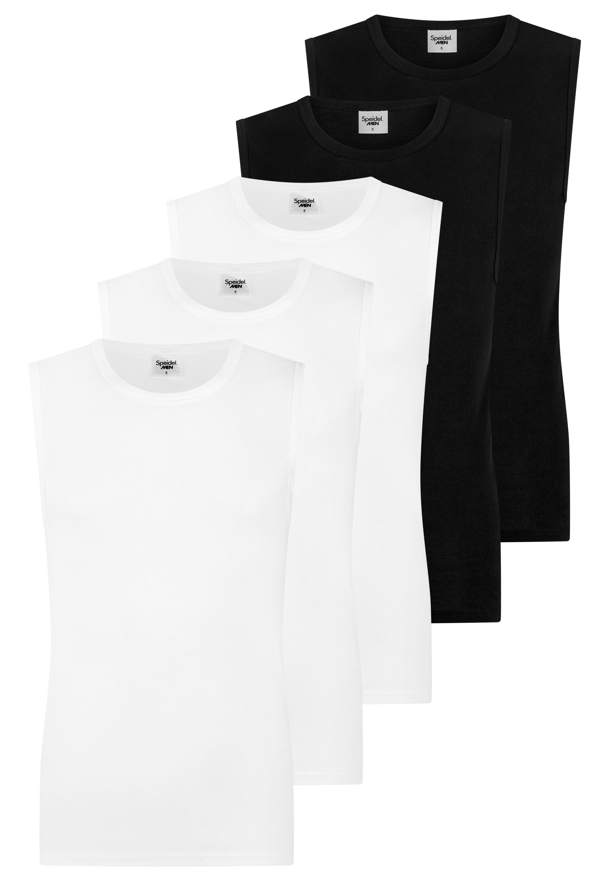 Speidel Unterhemd 5er Pack Classic (Spar-Set, 5-St) Unterhemd / Tanktop - Baumwolle - Atmungsaktiv