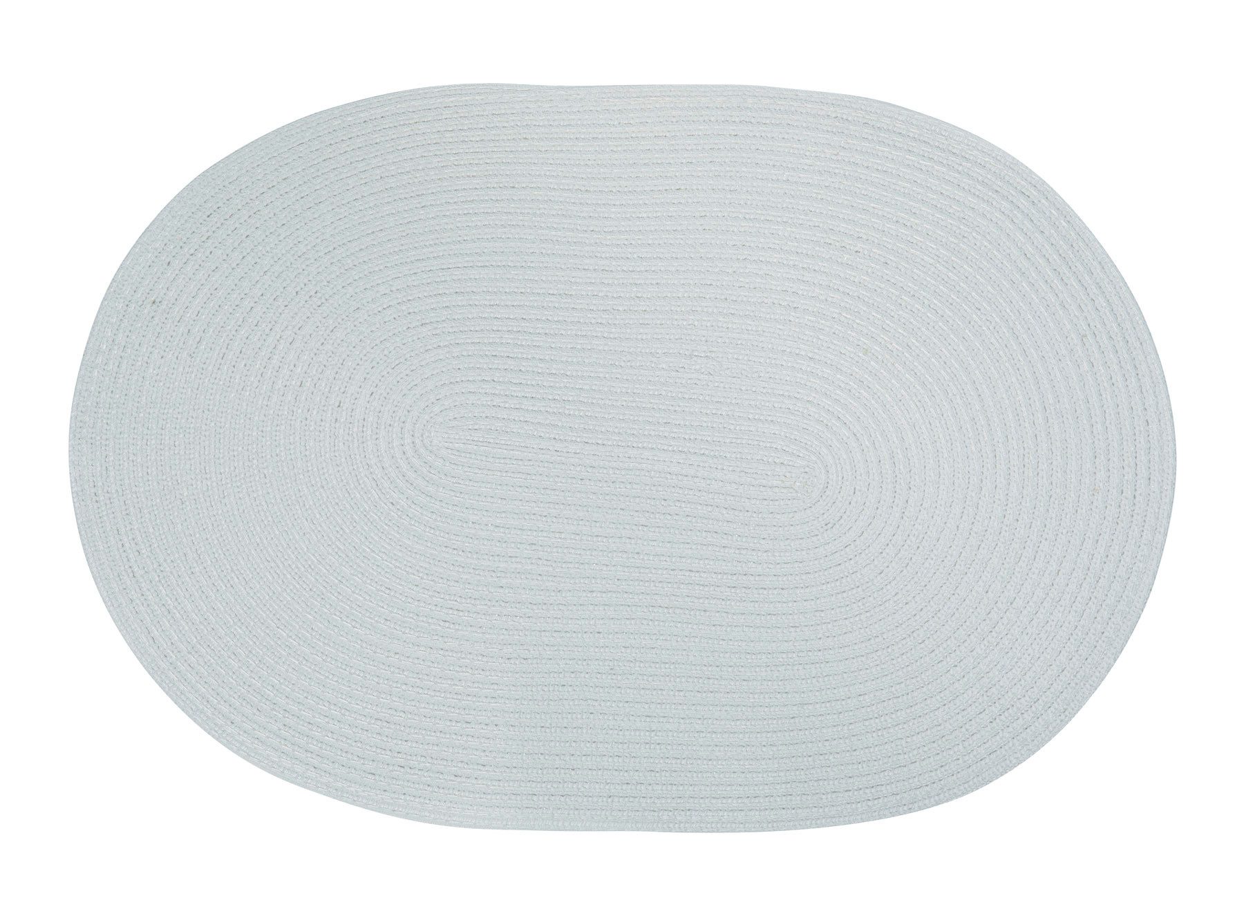 Platzset Tischset 12er Set Samba Oval 048/033 weiß