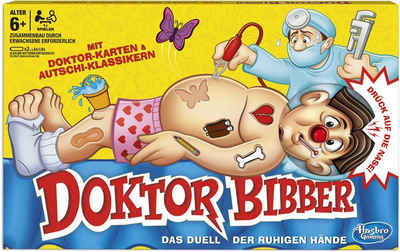 Hasbro Spiel, Hasbro Gaming, Doktor Bibber, Made in Europe