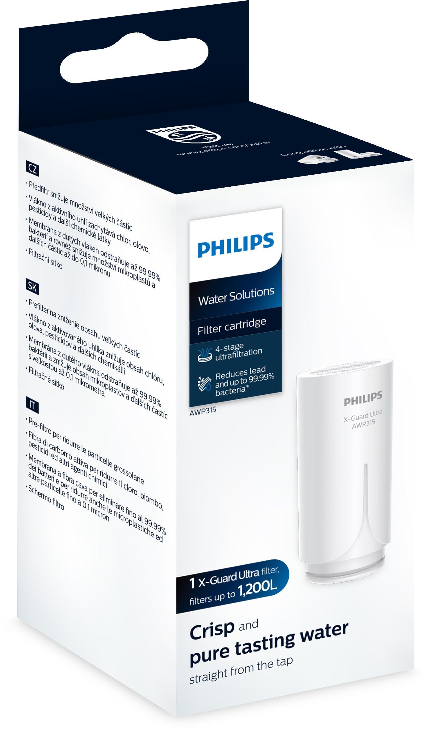 Philips Wasserfilter X-Guard Ultra, für Philips Wasserfilter
