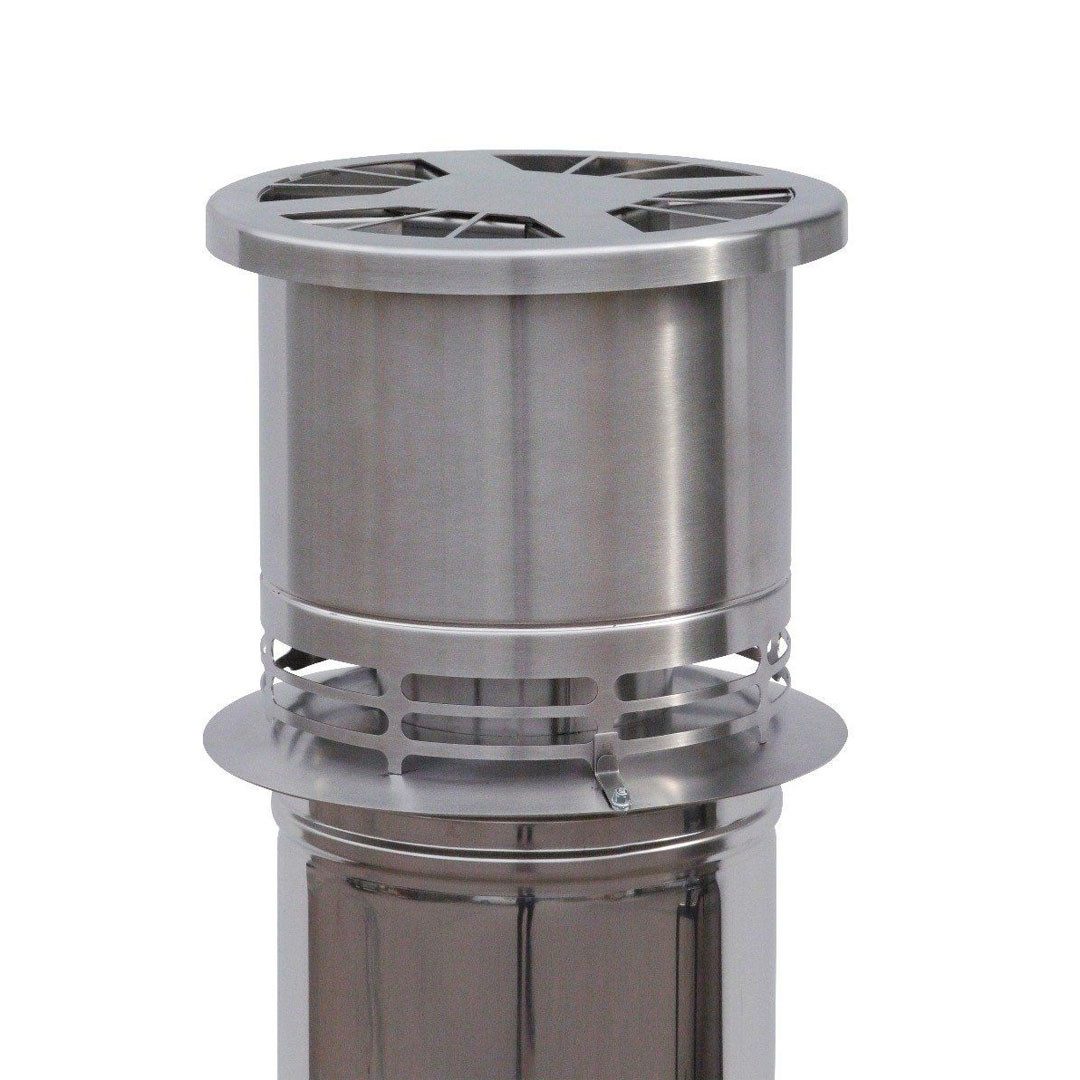 ADURO Schornstein Aduro DraftOptimizer (Schornstein-Zugoptimierer) Edelstahl