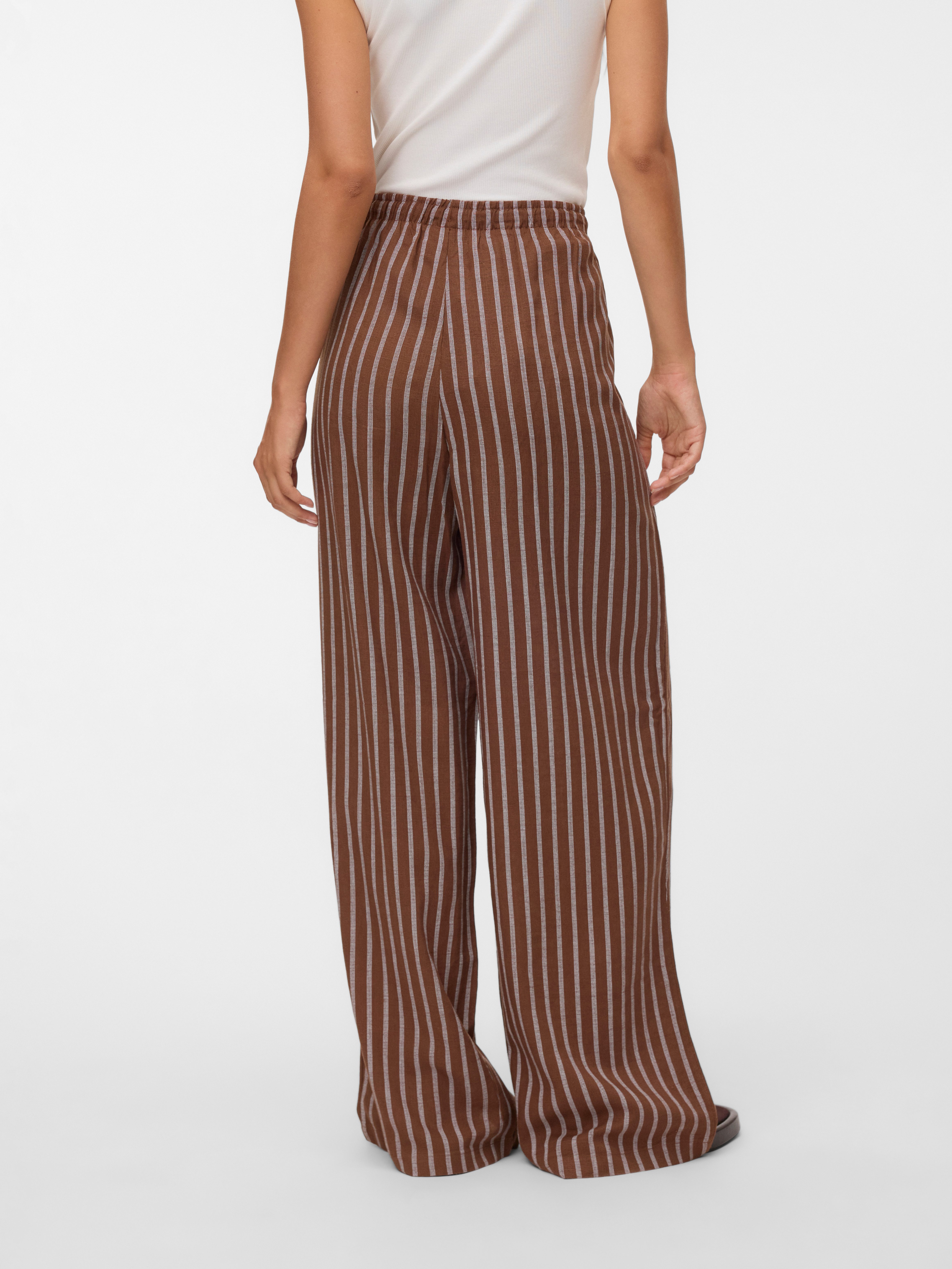 Vero Moda Schlupfhose VMROSIE MW WIDE PANT NOOS Viskosemischung, oversize