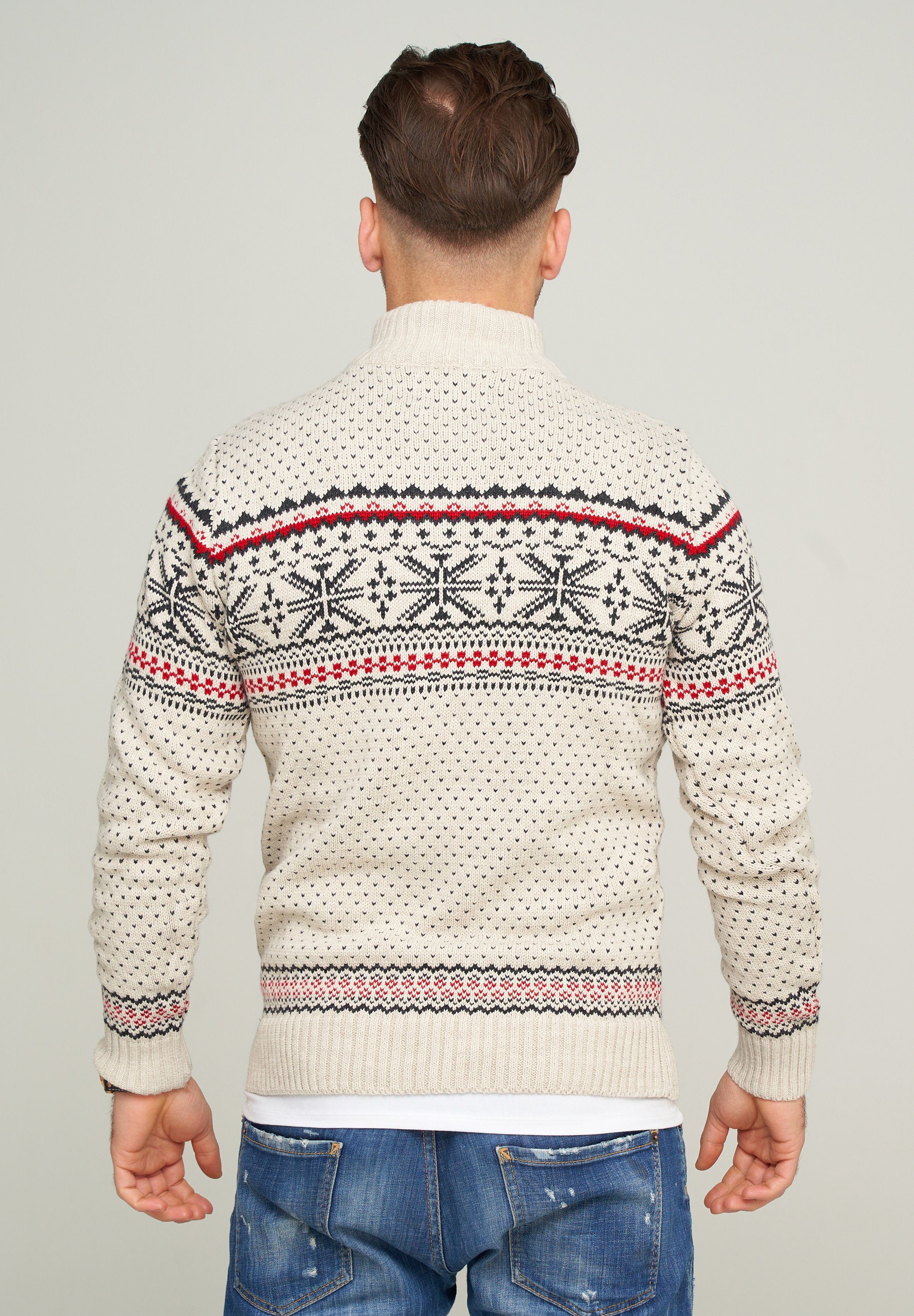 CARISMA Strickpullover CRSEDA Grobstrick Norweger-Muster