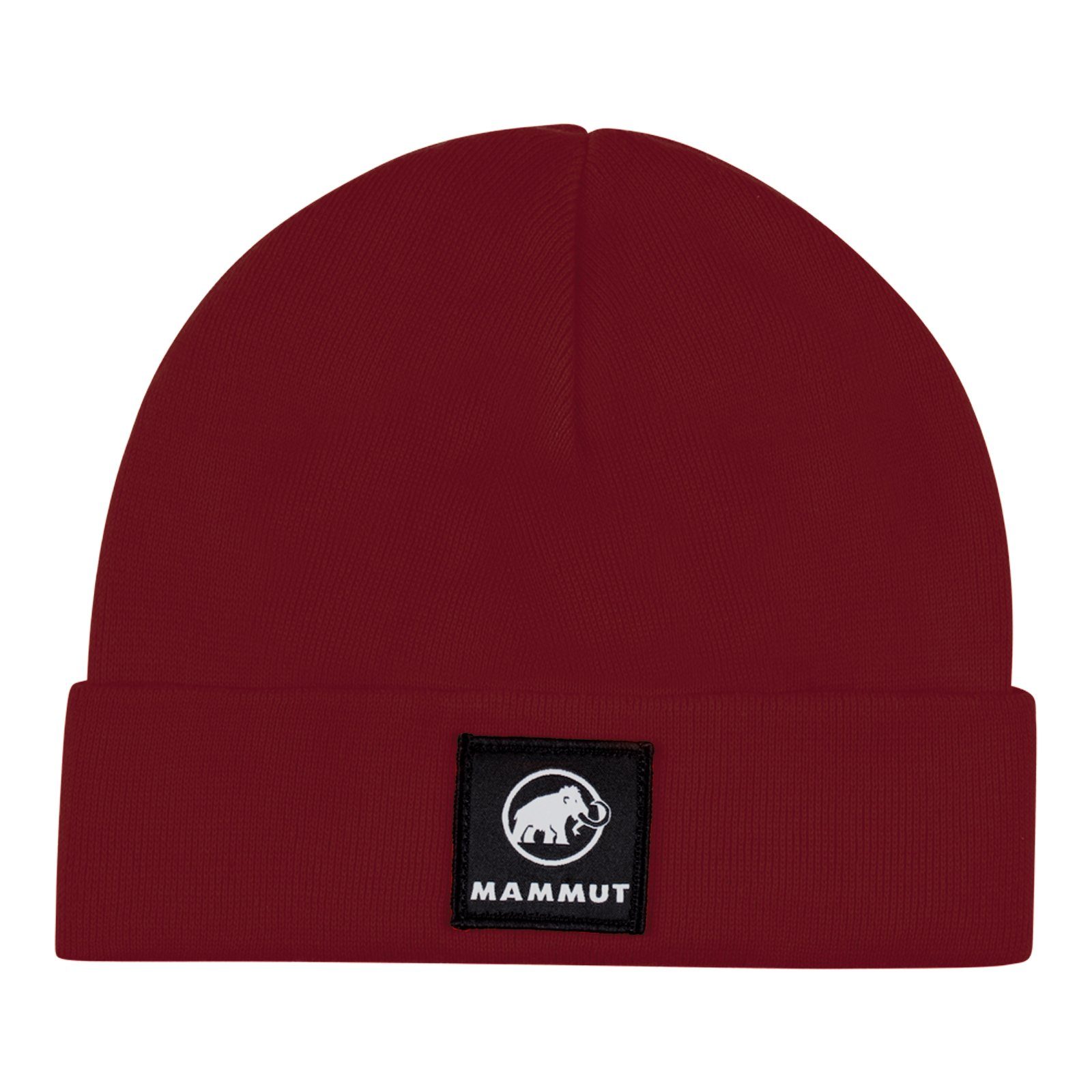 Mammut Beanie Fedoz mit Markenlogo-Aufnäher