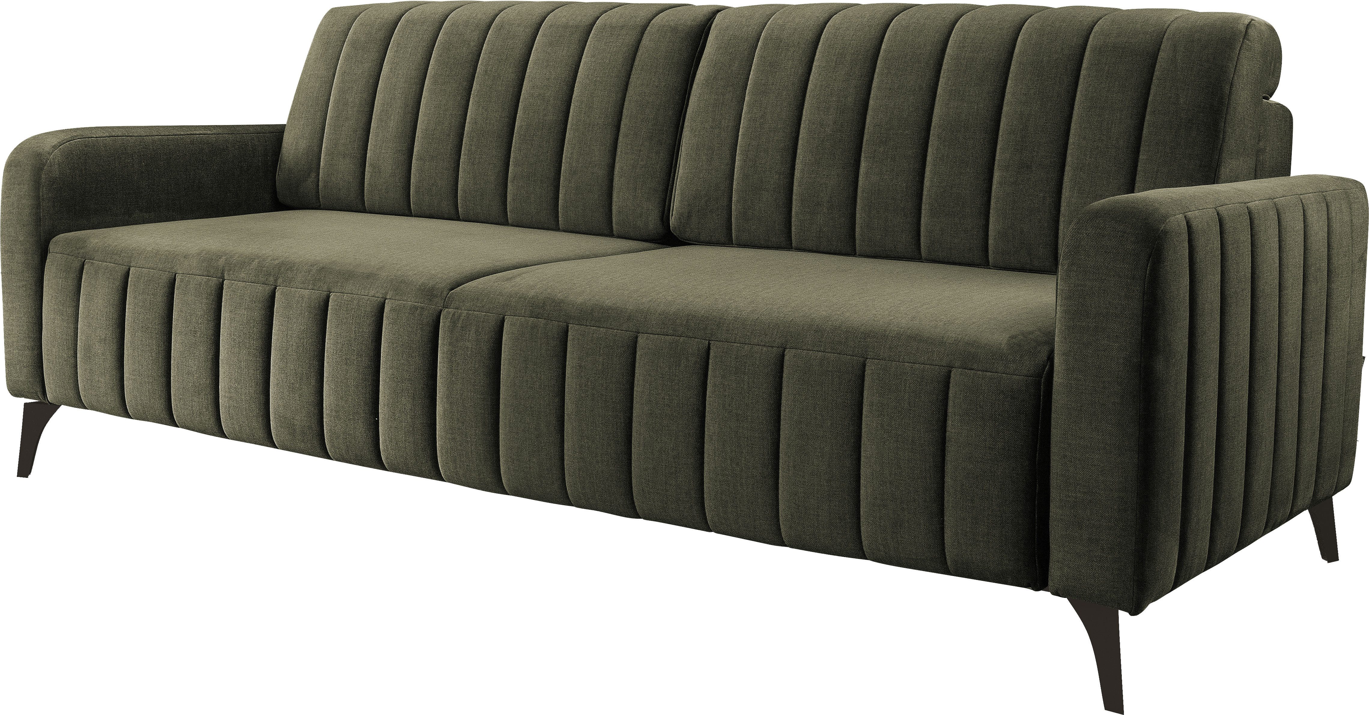 exxpo - sofa fashion 3-Sitzer Grande, Schlafsofa, Dauerschläfer, Microvelou günstig online kaufen