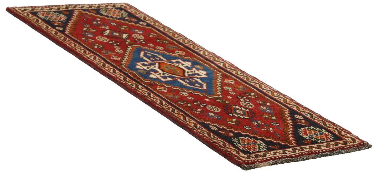 Orientteppich Shiraz 63x157 Handgeknüpfter Trading, Läufer, Perserteppich Orientteppich Höhe: 10 Nain rechteckig, mm 