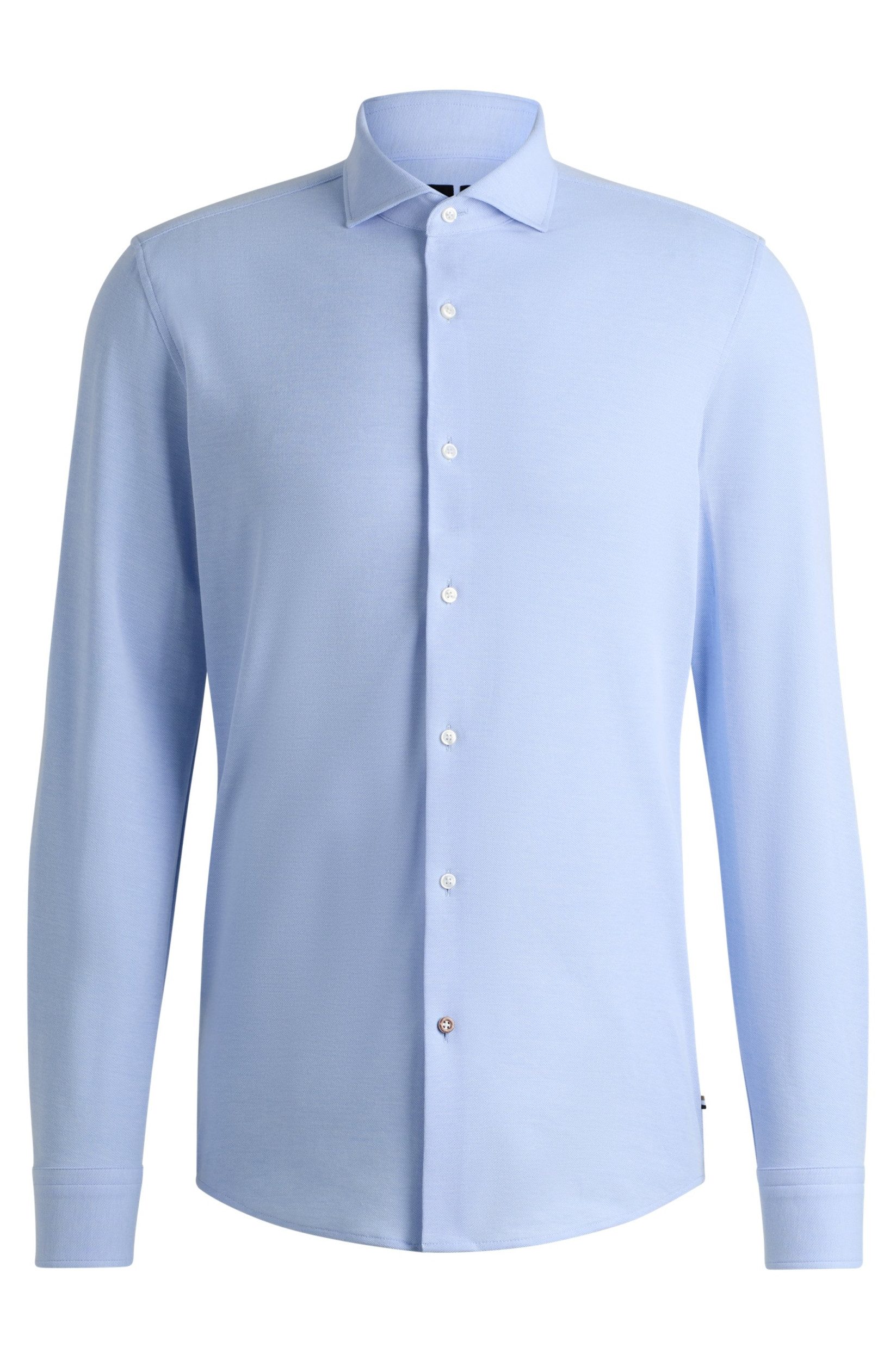 BOSS Langarmhemd Slim-Fit Hemd Hank