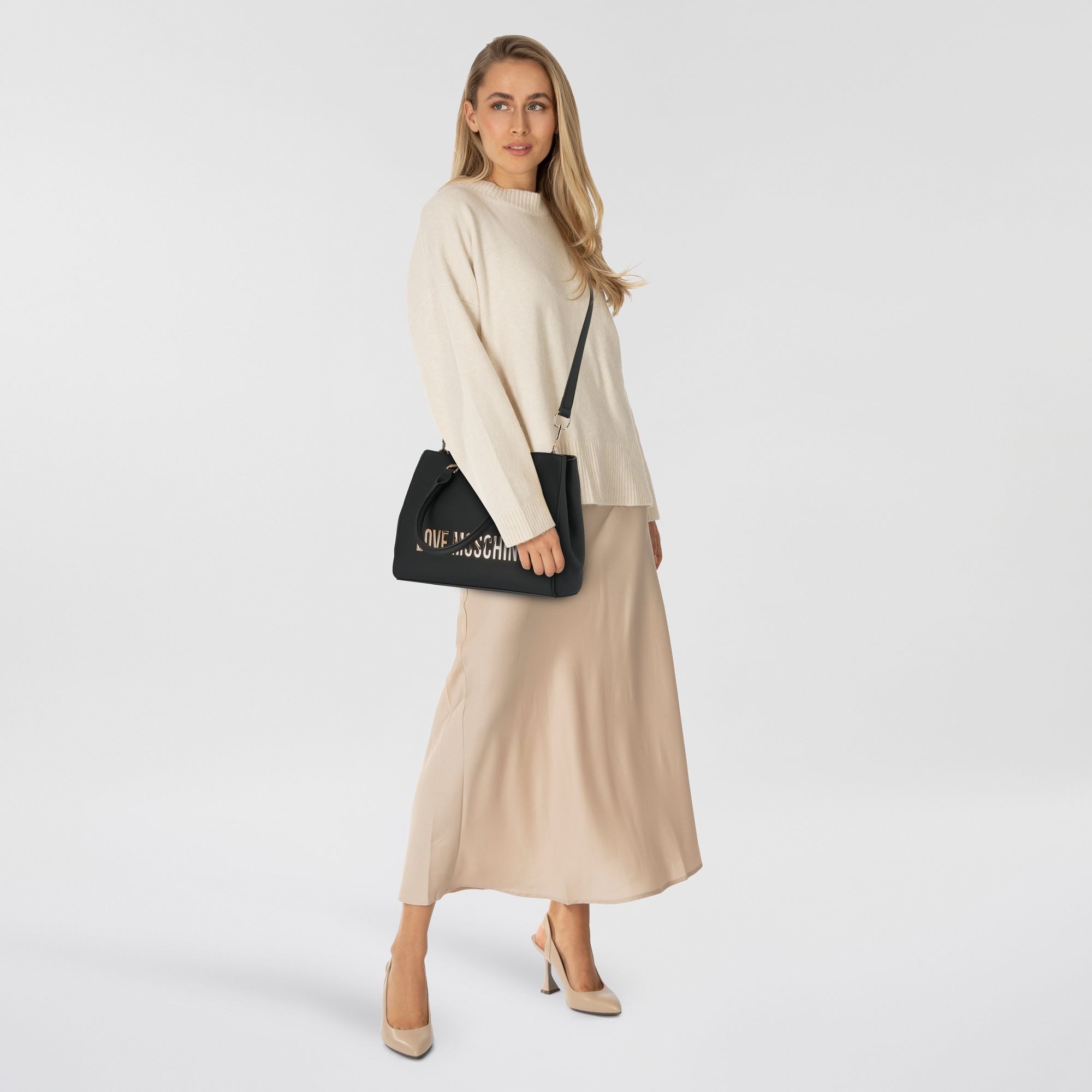 LOVE MOSCHINO Schultertasche Bold Love, Polyurethan günstig online kaufen