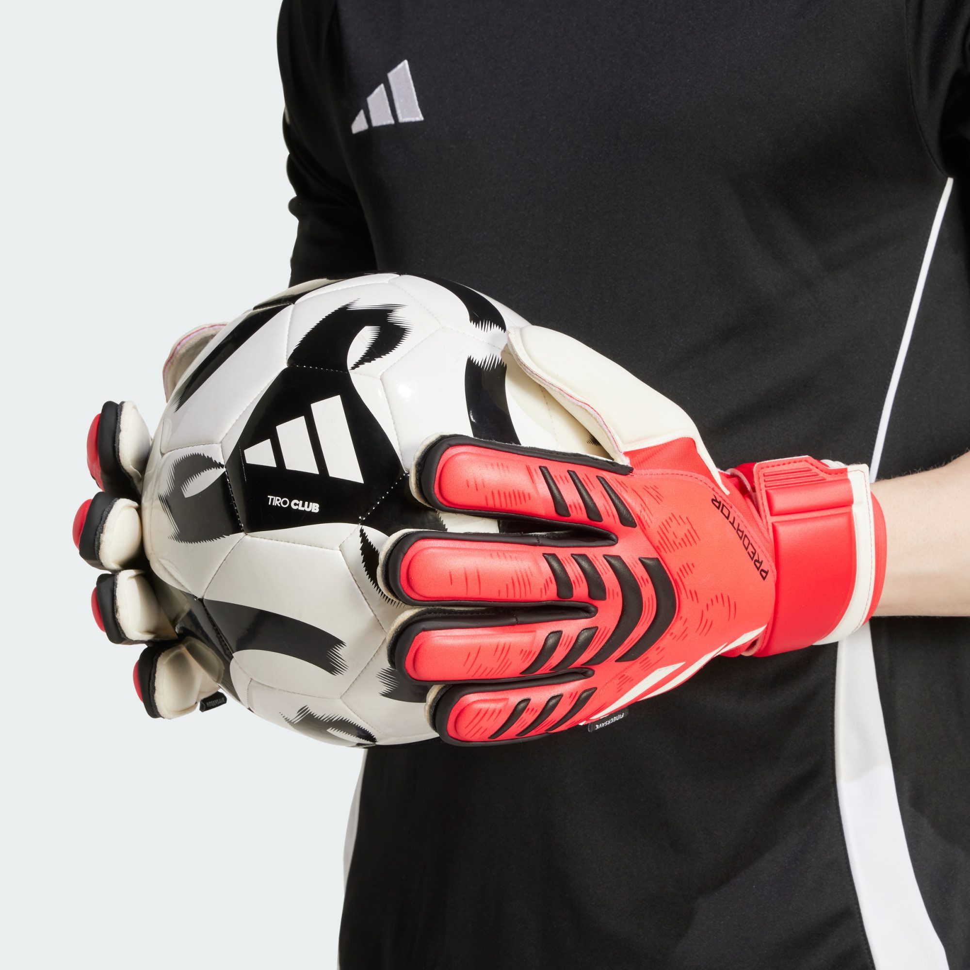 adidas Performance Torwarthandschuhe PREDATOR MATCH FINGERSAVE TORWARTHANDSCHUHE (1-St)