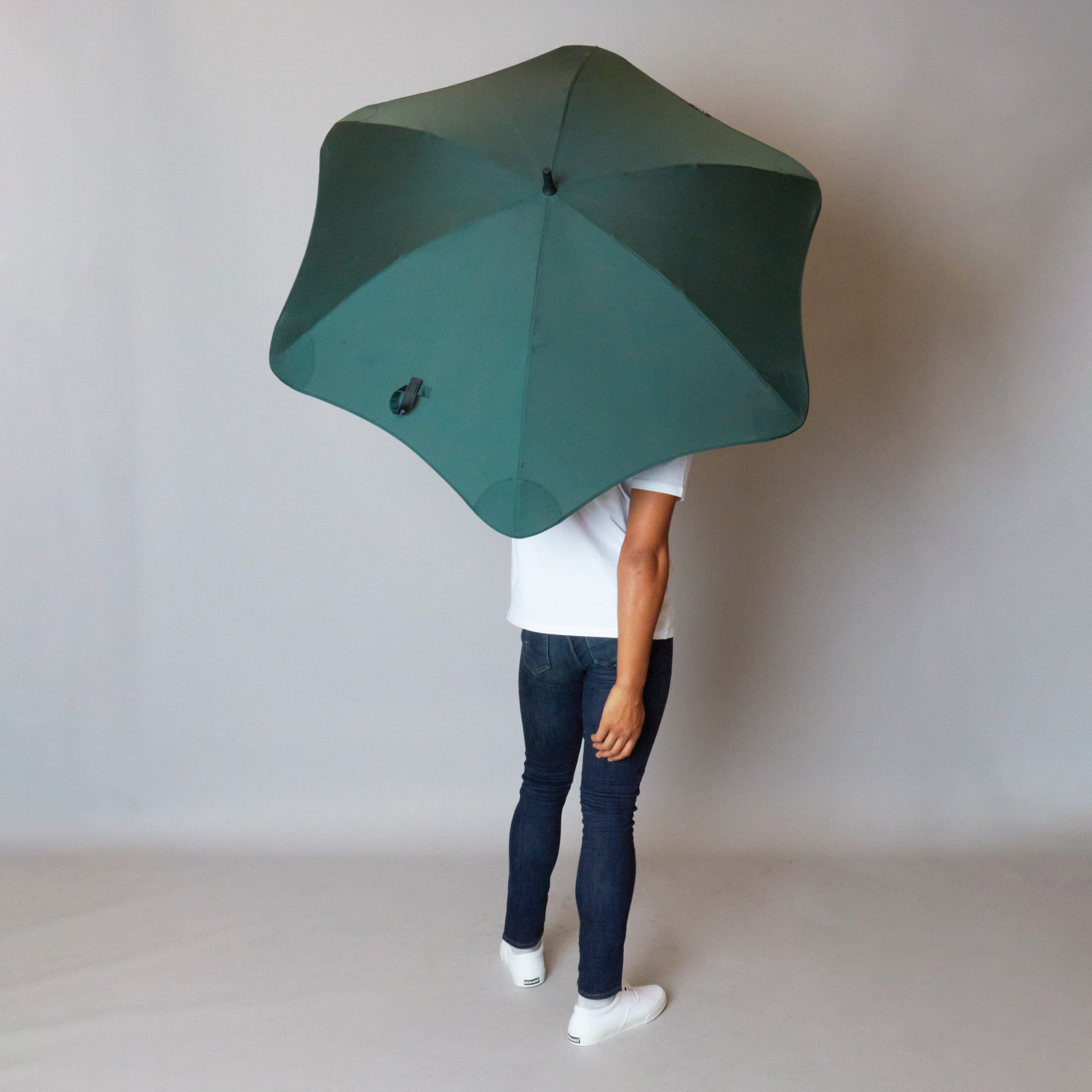 Stockregenschirm dunkelgrün Blunt Silhouette einzigartige Technologie, herausragende patentierte Classic,