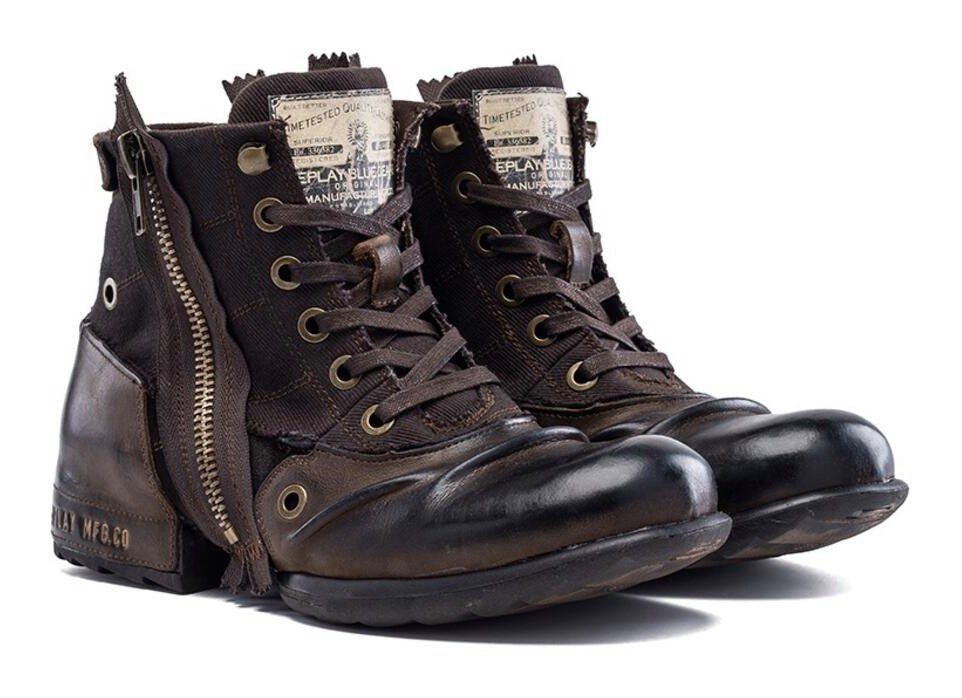 REPLAY & SONS in Replay Used-Optik CLUTCH aktueller Bikerboots