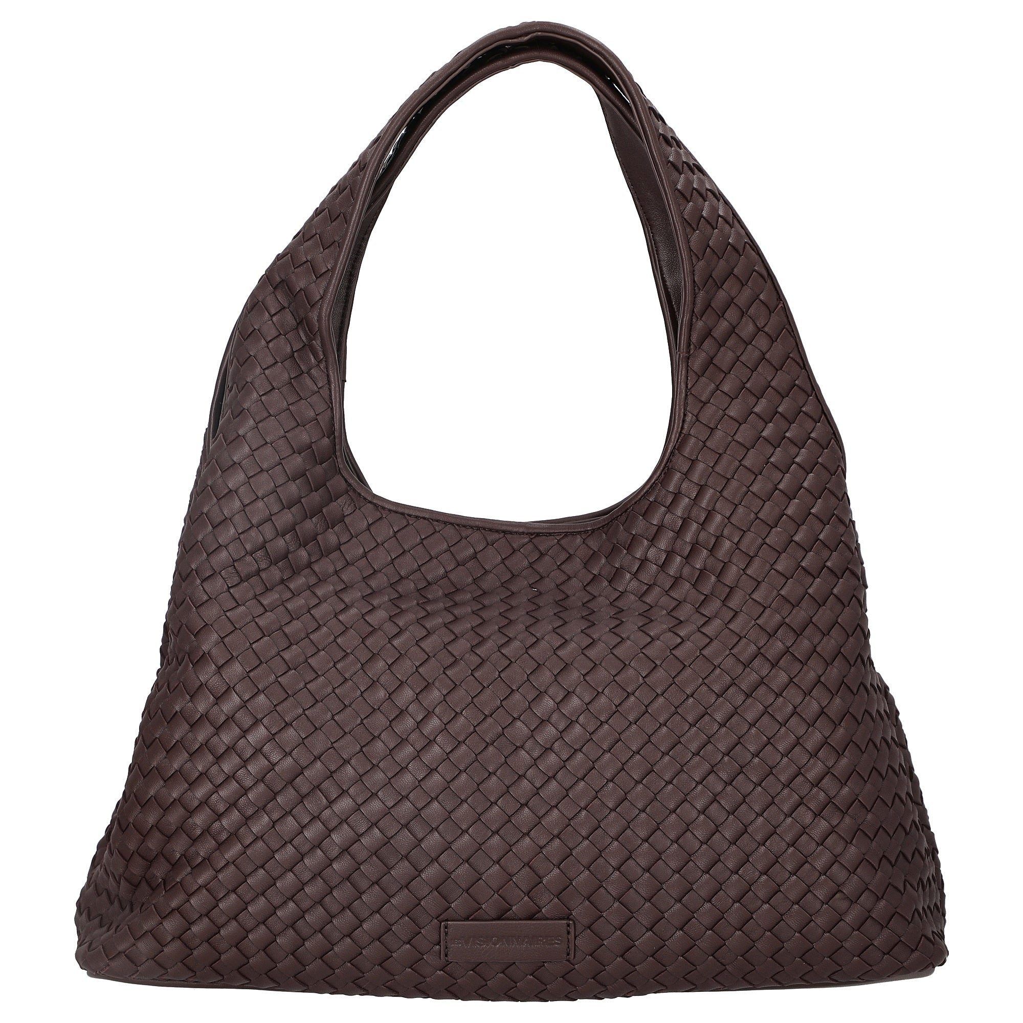 Les Visionnaires Shopper Paz Weave Silky - Shopper 45 cm (aubergine)