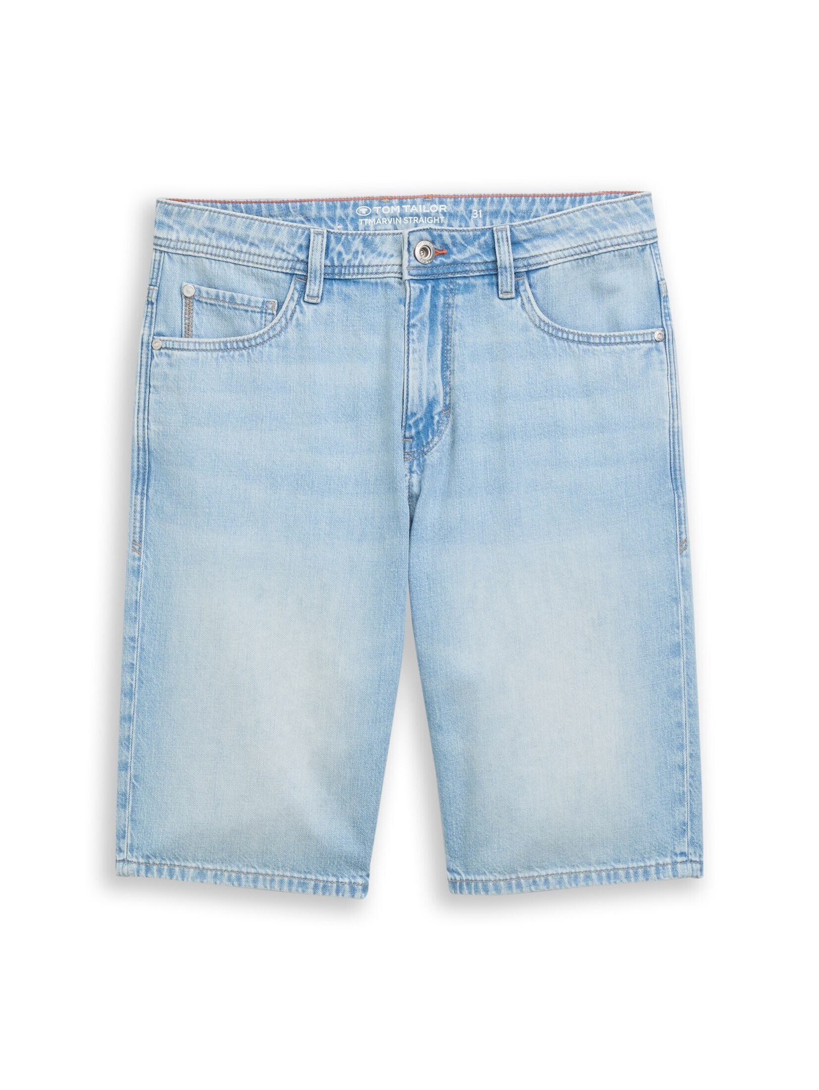 TOM TAILOR Shorts Jeanshosen TTMARVIN STRAIGHT Ultralight Jeans Shorts