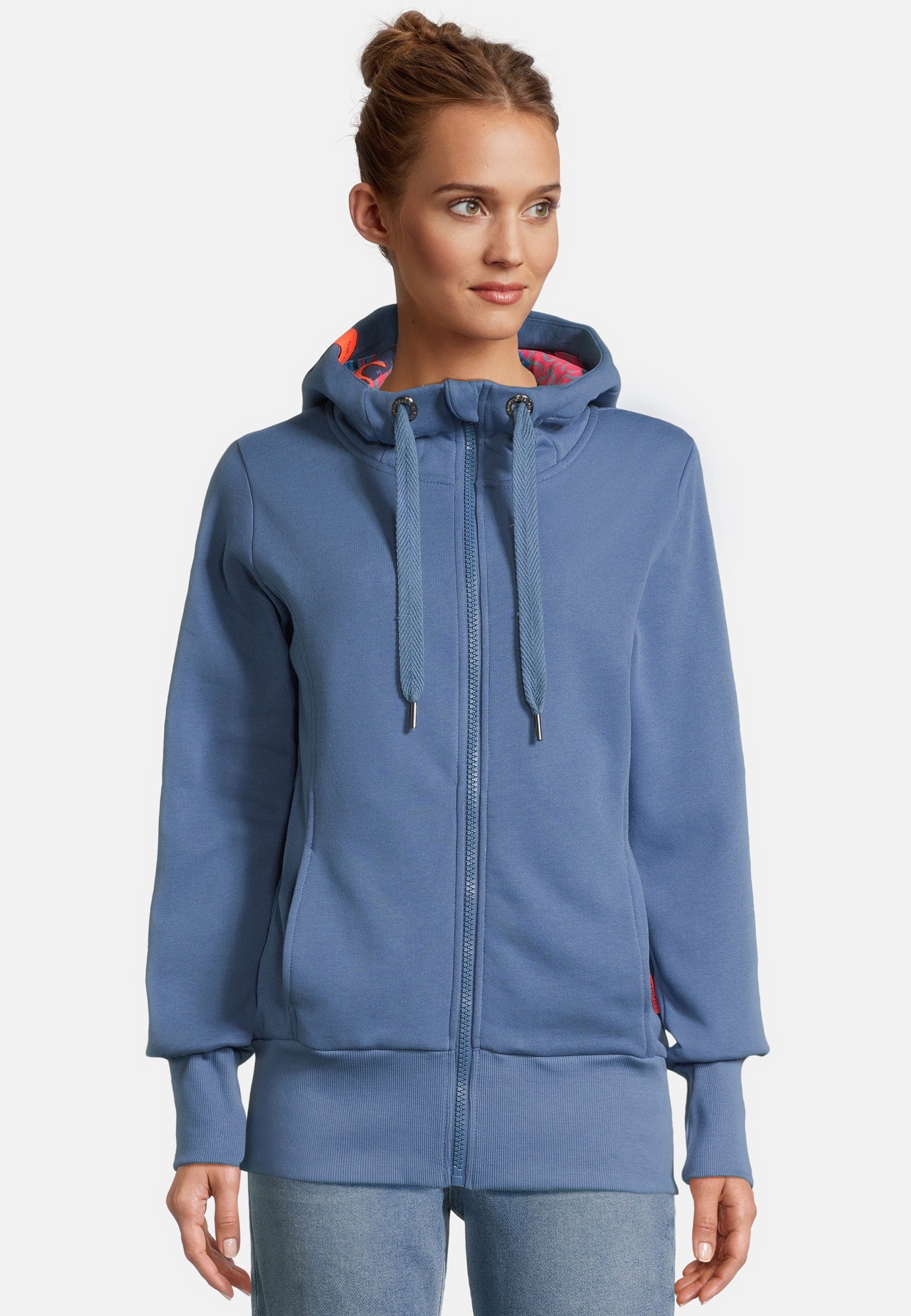 salzhaut Sweatjacke SCHANDARM Damen Leicht tailliert weiche, bequeme Sweatj günstig online kaufen