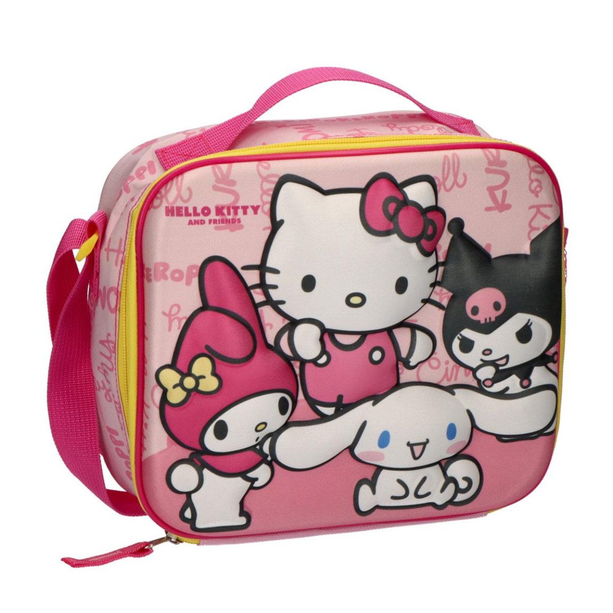 Hello Kitty Kühltasche - Kinder 3D Isoliertasche Frühstückstasche für Schule Freizeit