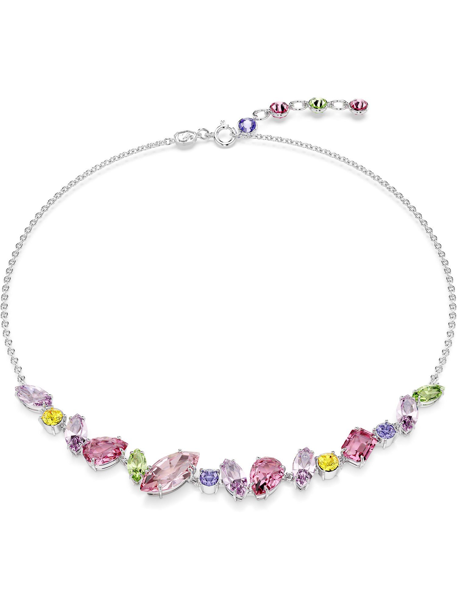 Swarovski Collier Swarovski Damen-Kette Metall Swarovski-Kristall