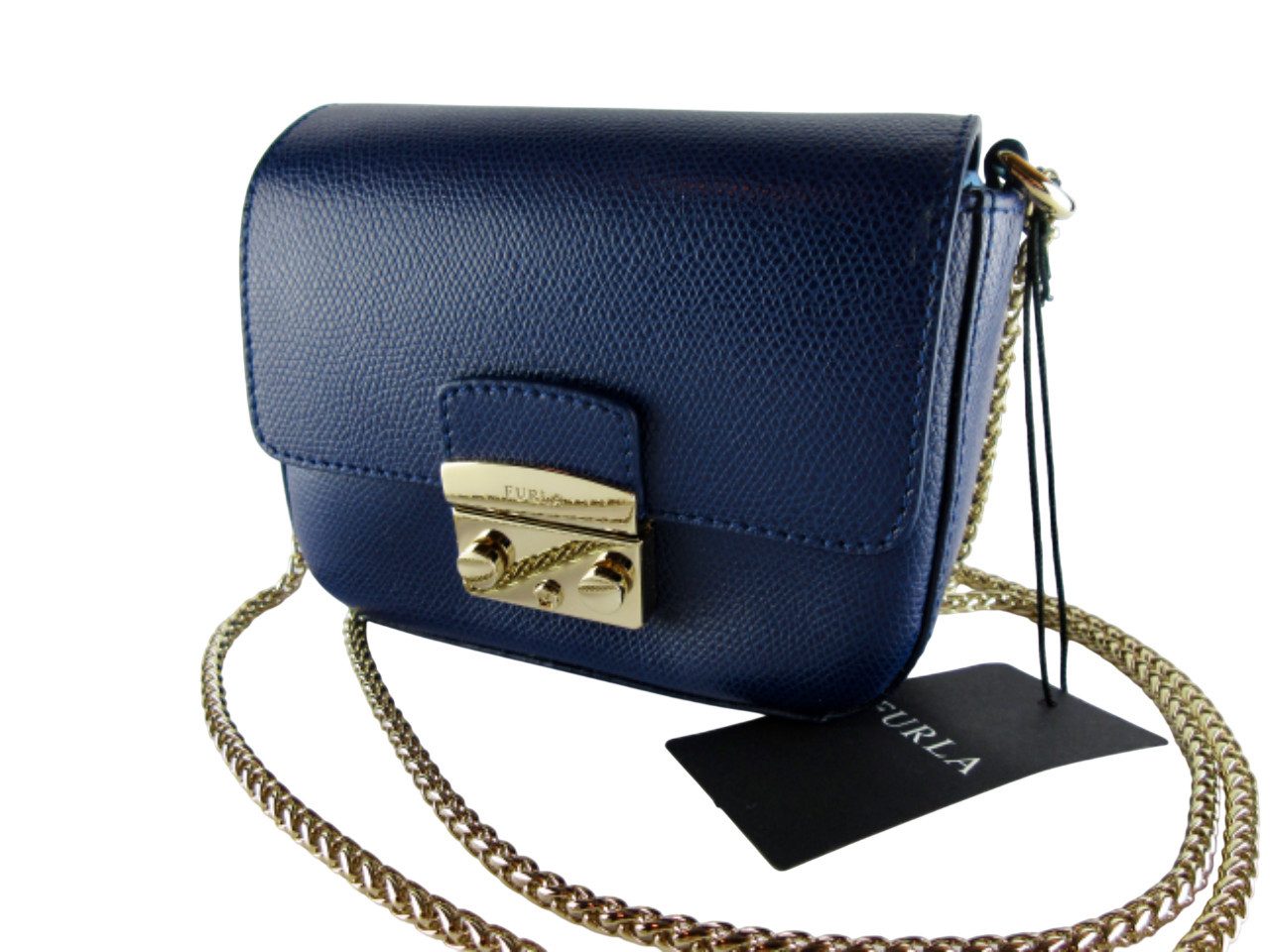 Furla Mini Bag Furla Mini Metropolis Crossbody Umhängetasche Blau 00791298 günstig online kaufen