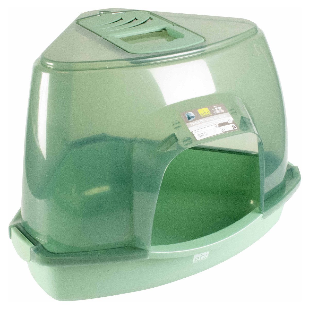 Europet-Bernina Katzentoilette Katzentoilette Prism transparent/grün