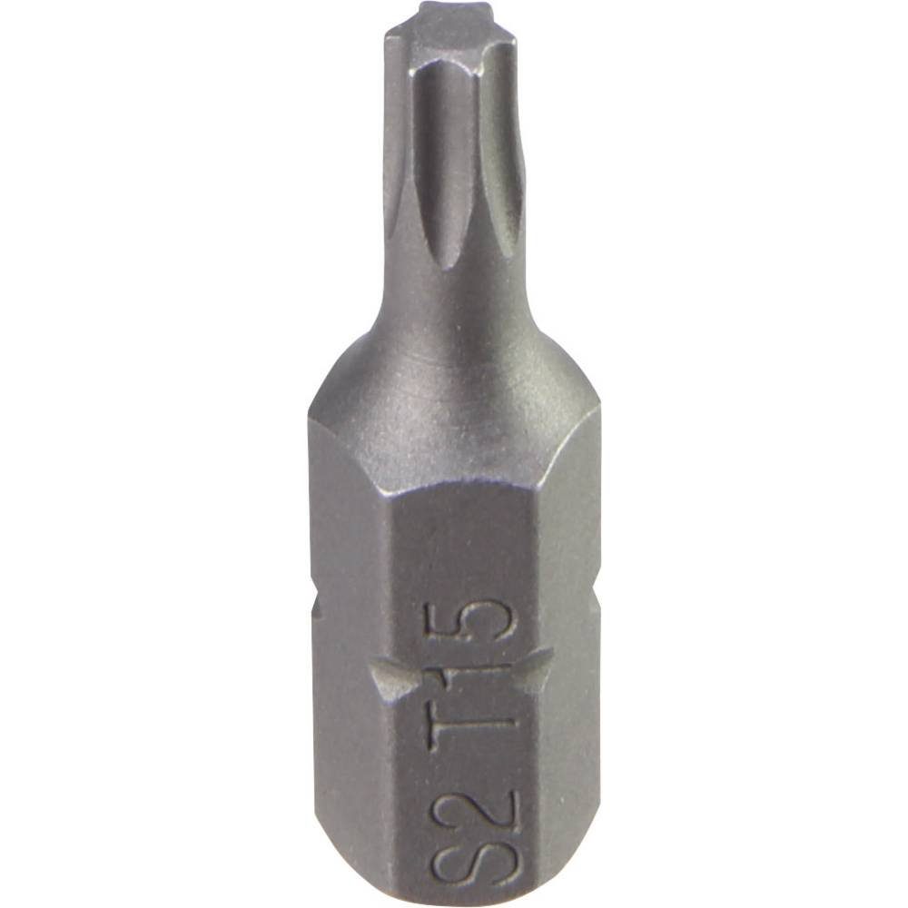 Bit TOOLCRAFT Stück 25 mm mm 50 6.3 T15 Torx-Bit (1/4)