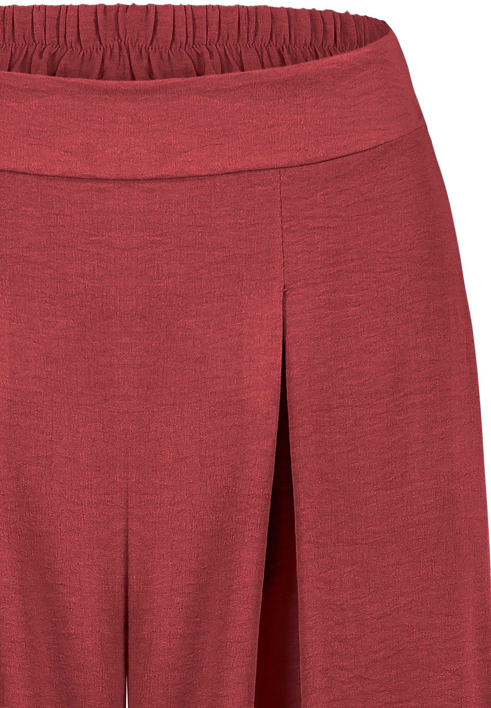 SUBLEVEL Stoffhose Leichte Sommerhose aus Viskose-Mix Weite Viskosehose mit eleganten Bundfalten – Bild 3 von 3