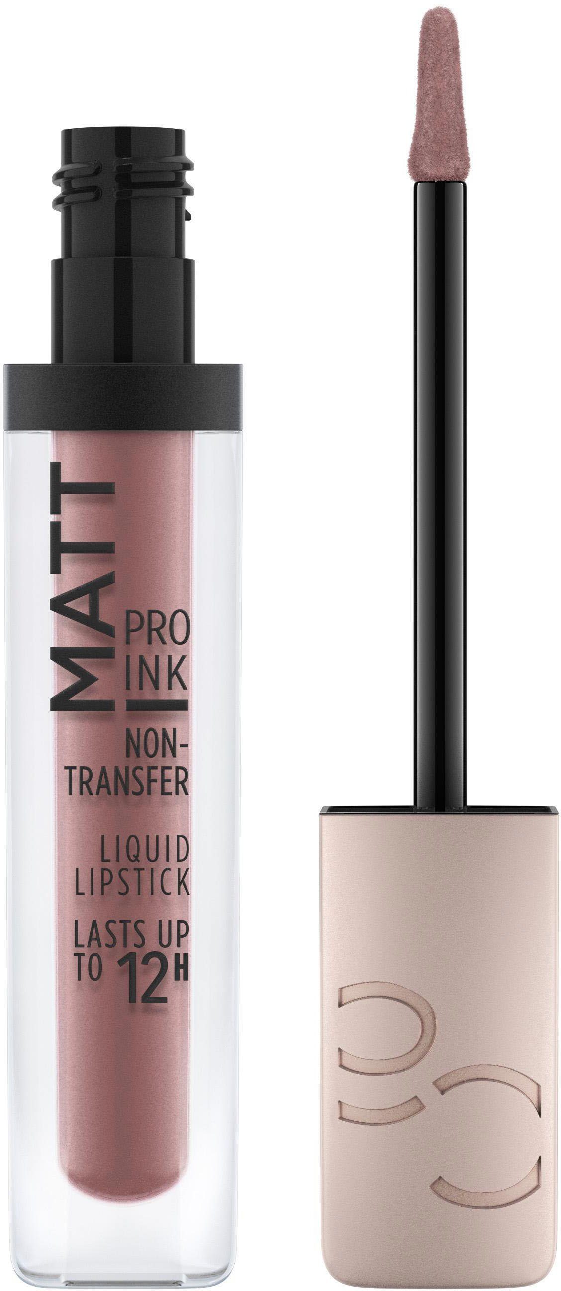 Catrice Lippenstift Matt Pro Non-Transfer 3-tlg. Me Trust Lipstick, Ink In Liquid