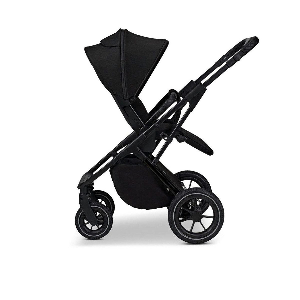 Moon Combi Stroller Moon Piu Onyx Black Collection 25 incl. Adapter