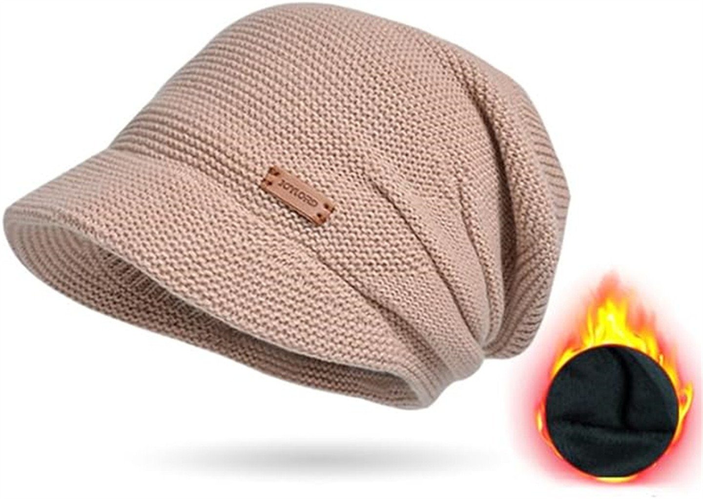 XDeer Mütze & Schal Damen Wollmütze Winter Mütze Warme Strickmütze Frauen 5 günstig online kaufen