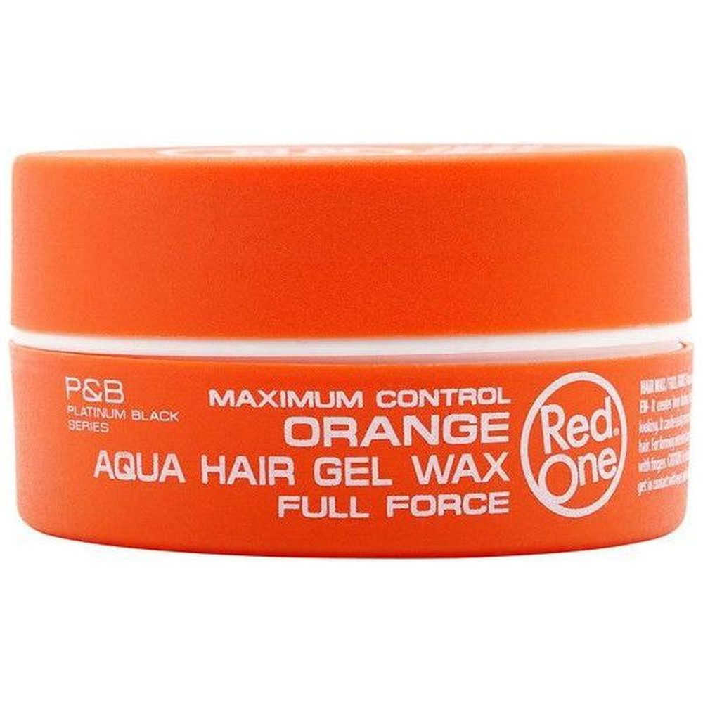 Red Haarwachs RED ONE Aqua Hair Gel Wax Orange 150ml