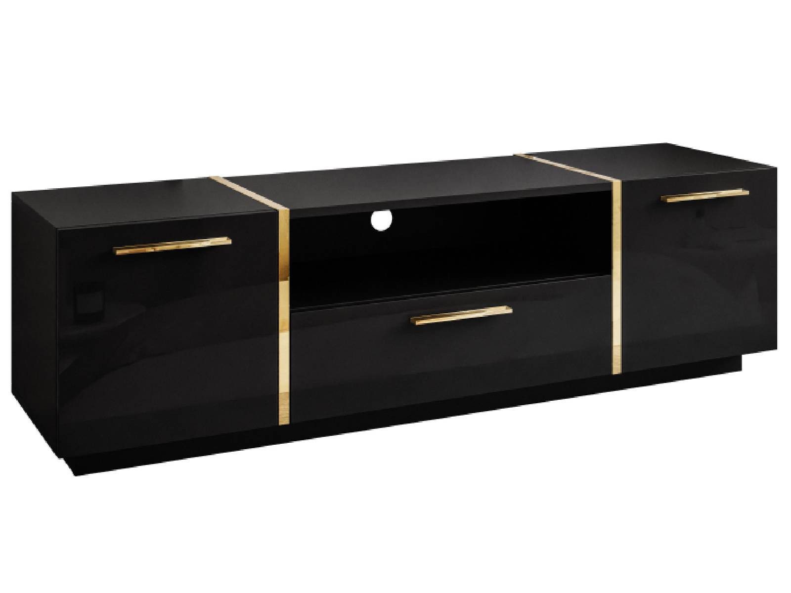 yourhouse24 Lowboard TV ONYX TV-Schrank Hochglanz Fernsehschrank
