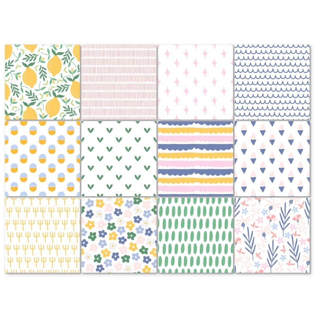 K&L Wall Art Fliesenaufkleber selbstklebend Klebefliese Sticker Set bunt So günstig online kaufen